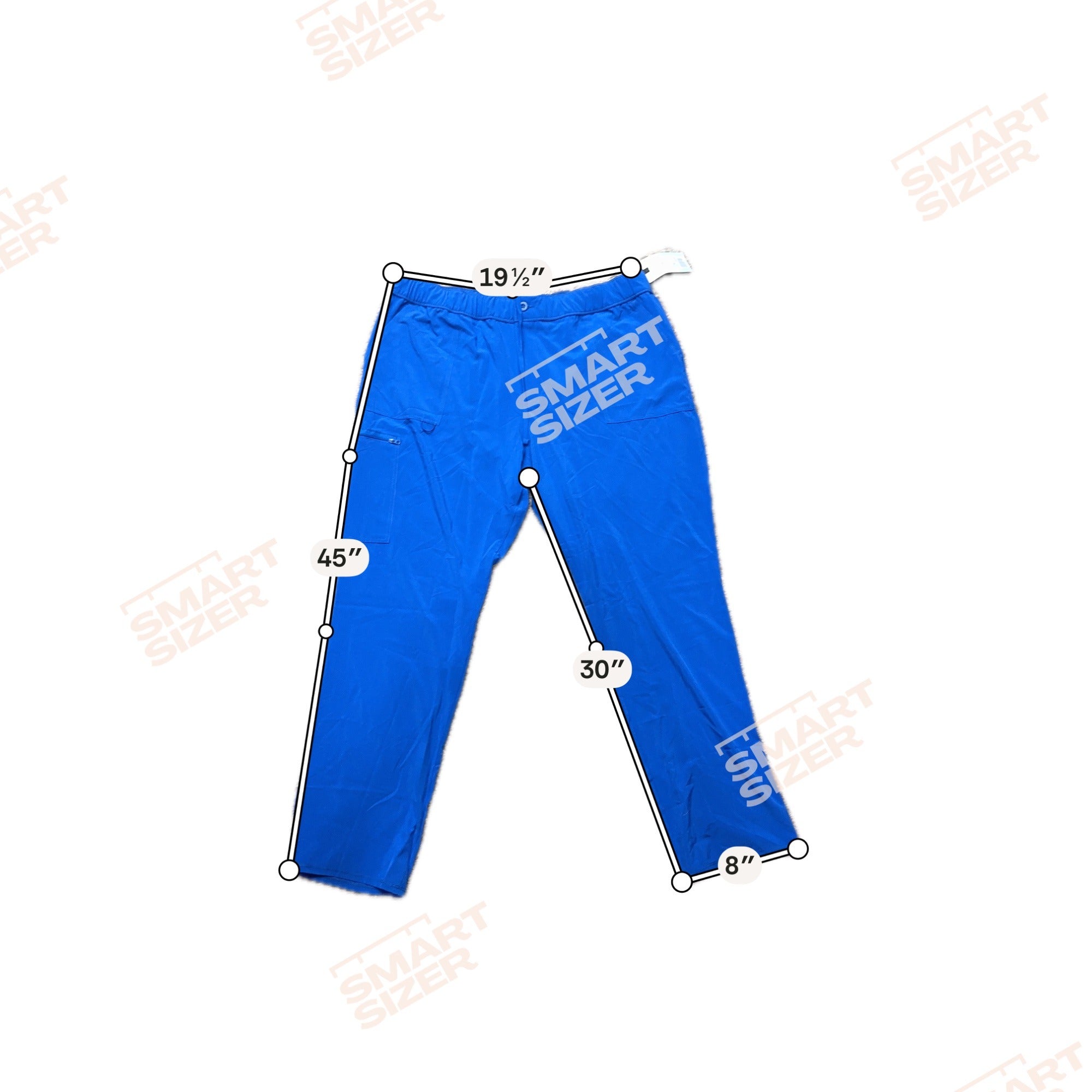 Cherokee Workwear Scrub Lot 3 Pairs 2XL Originals Allura Teal Royal Blue NEW