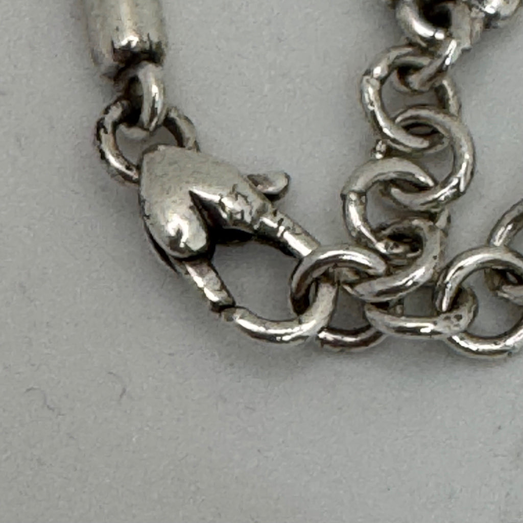 Brighton Florenza Necklace Braclet Cuff Set Silver Floral Jewelry Set With Pouch
