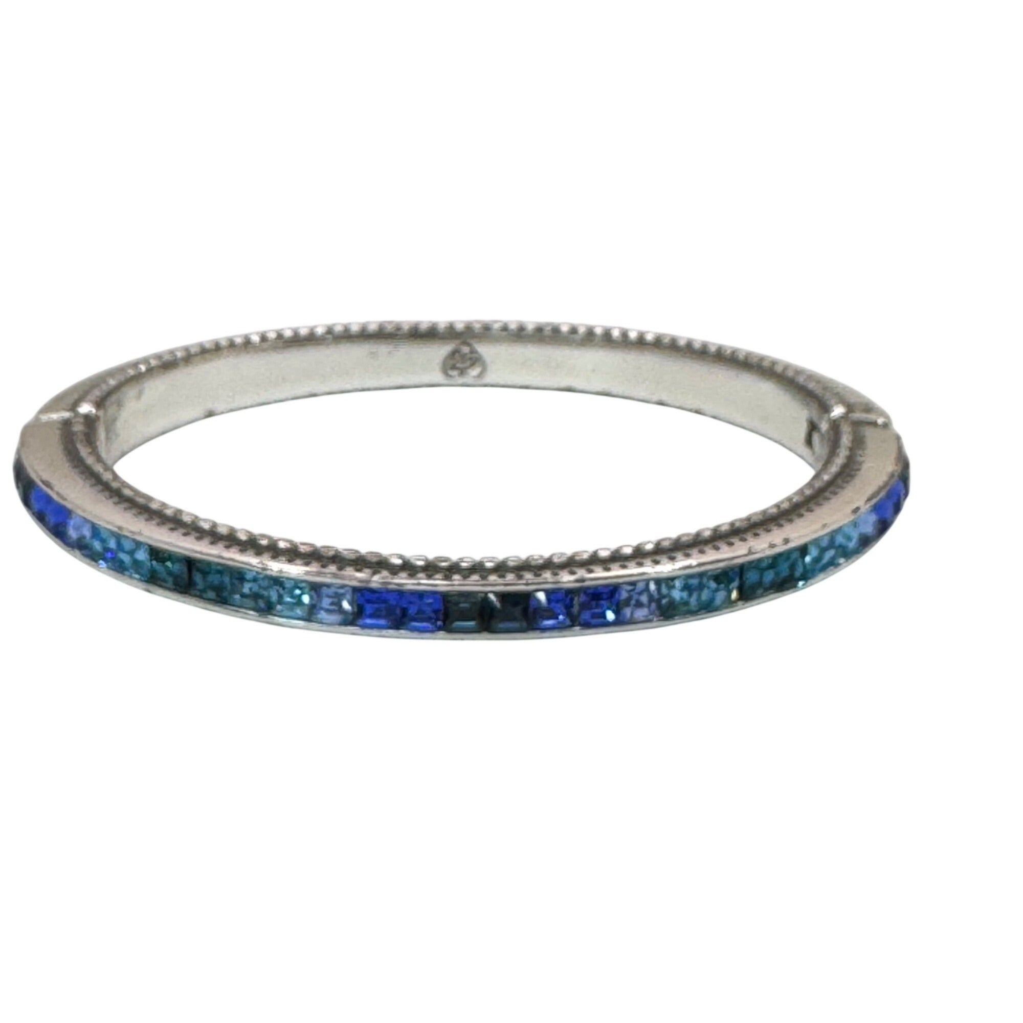 Brighton Spectrum Blue Set Crystal Necklace Bracelet Earrings Ring Size 8