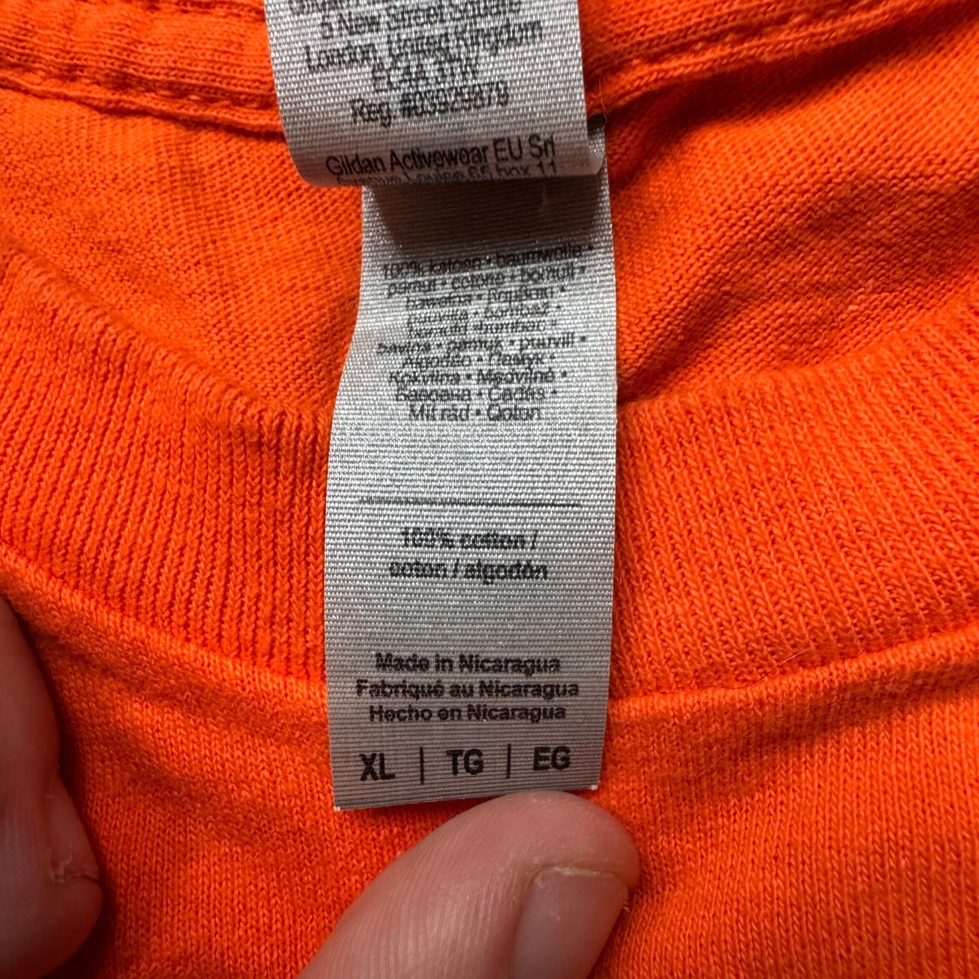University Of Florida Gators Basketball Orange Graphic T-Shirt XL Cotton UF