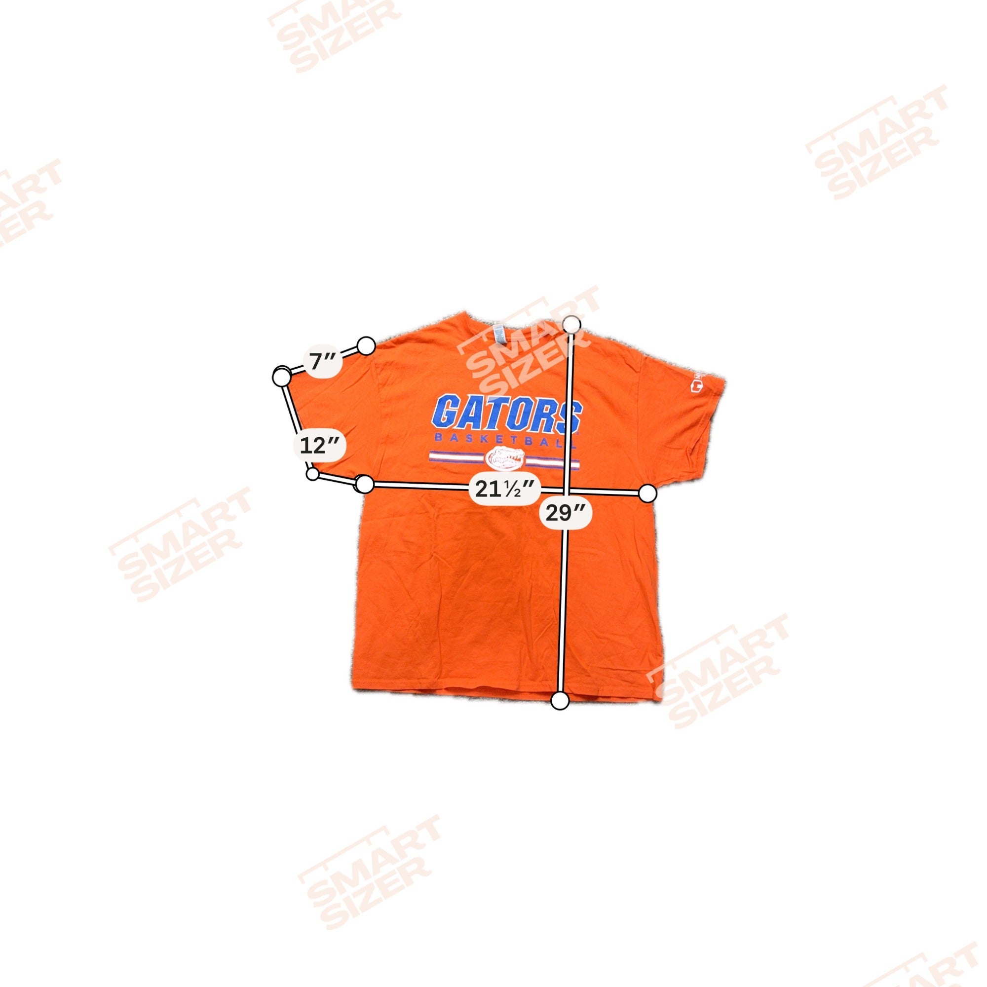 University Of Florida Gators Basketball Orange Graphic T-Shirt XL Cotton UF