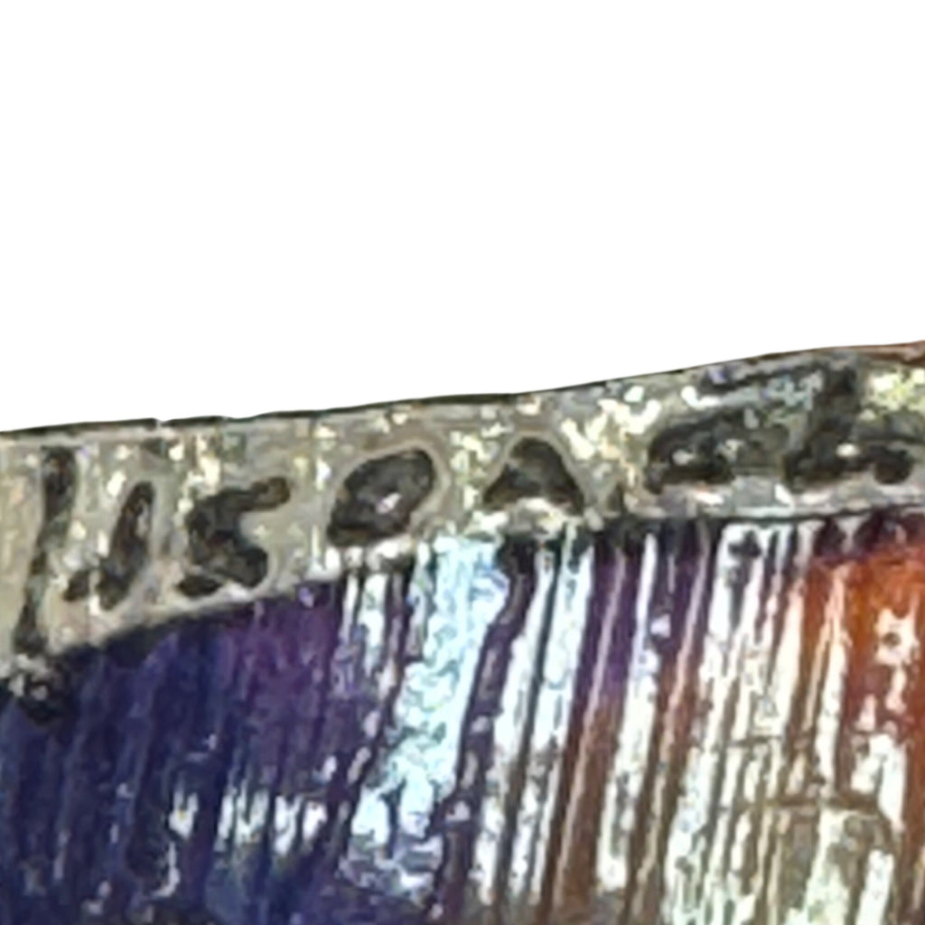 Vintage Yossi Steinberg Israel Abstract Pin Brooch Movie Reel Film Strip Enamel