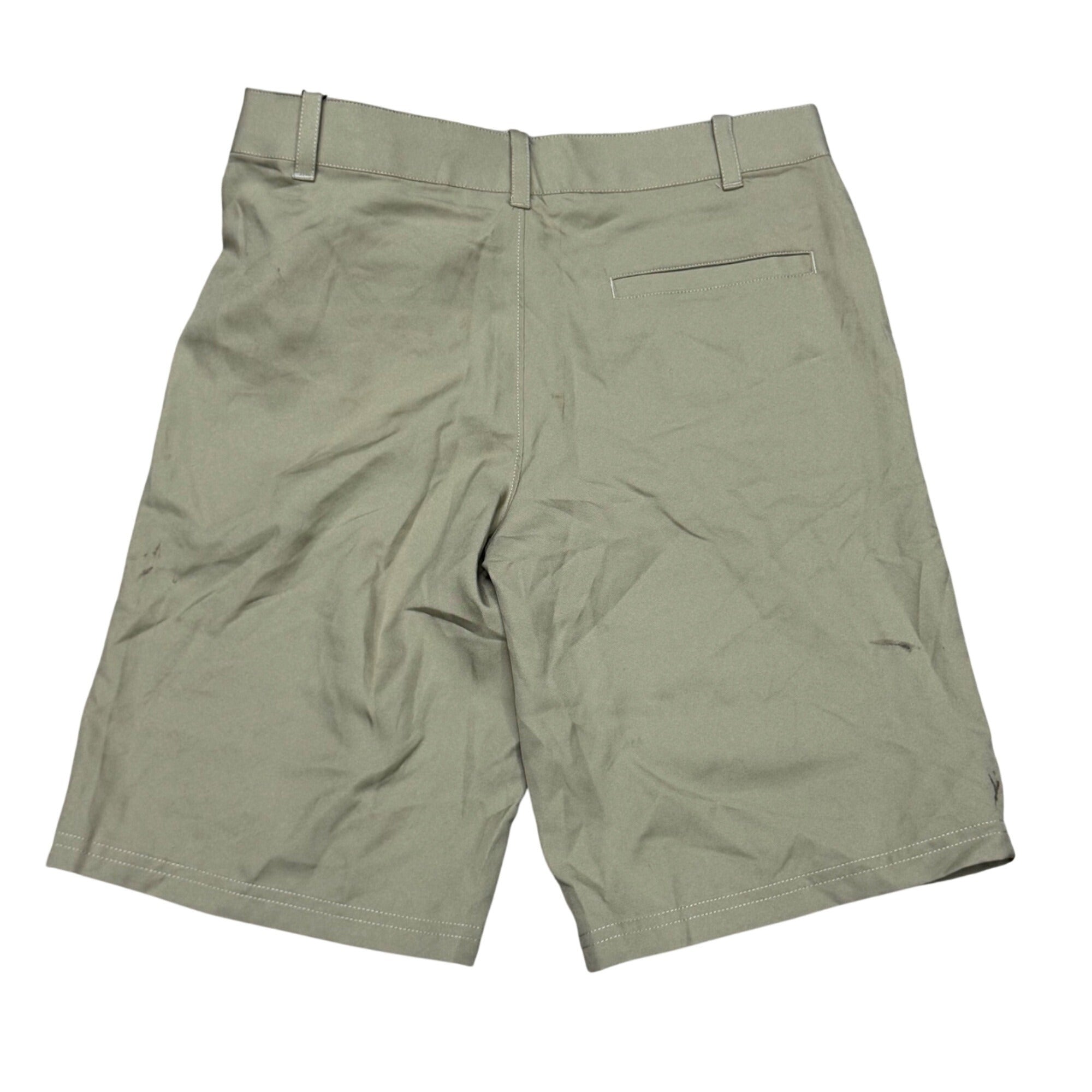 Khaki Beige Shorts Under Armour Boys Loose Fit Golf YLG Casual New w/ Tags READ