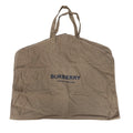 Burberry London England Tan Garment Bag 24" x 42.5 Authentic Storage Travel Gift