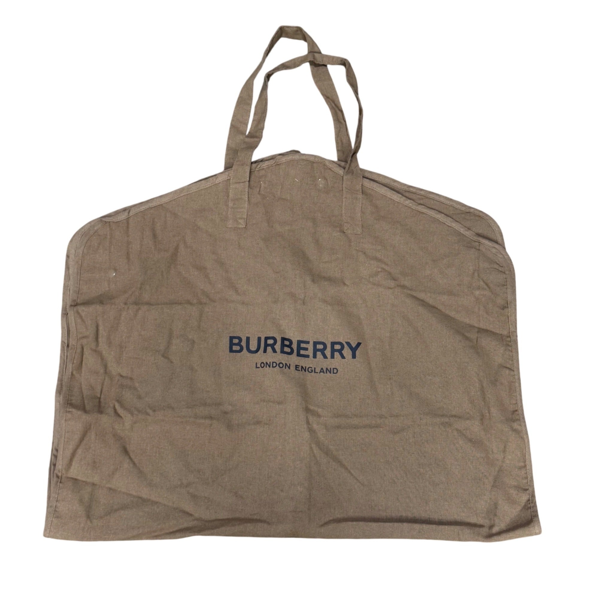 Burberry London England Tan Garment Bag 24" x 42.5 Authentic Storage Travel Gift