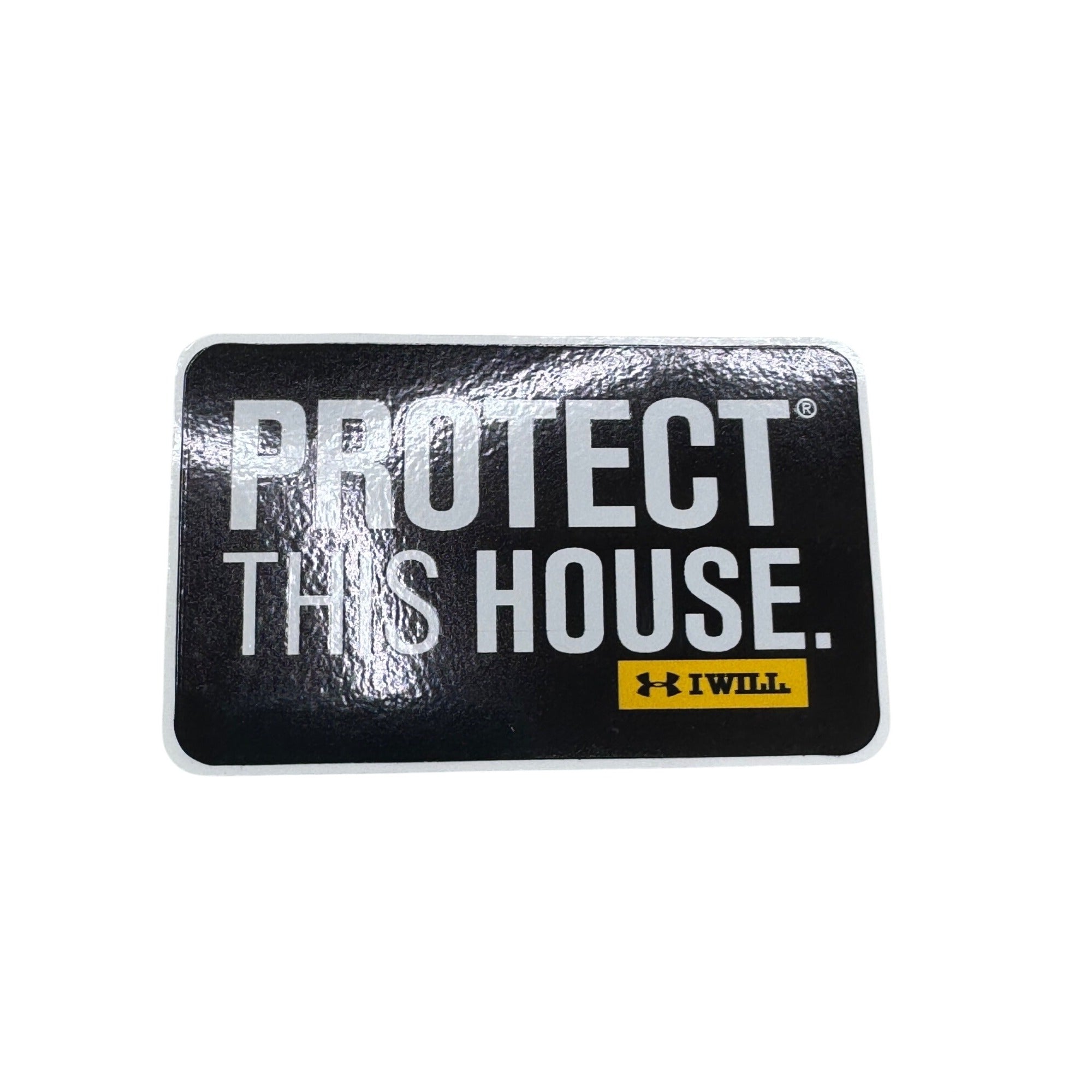 Protect This House I Will Under Armour Sticker Durable Vinyl 4" Locker Car Truck