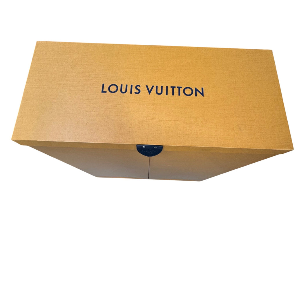 Louis Vuitton Luxury Purse Handbag EMPTY Large Clamshell Storage Box Drawer 14x6