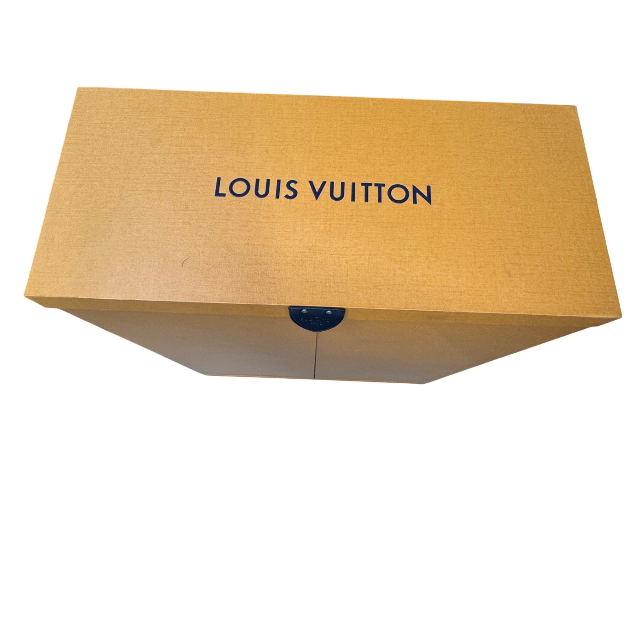 Louis Vuitton Luxury Purse Handbag EMPTY Large Clamshell Storage Box Drawer 14x6