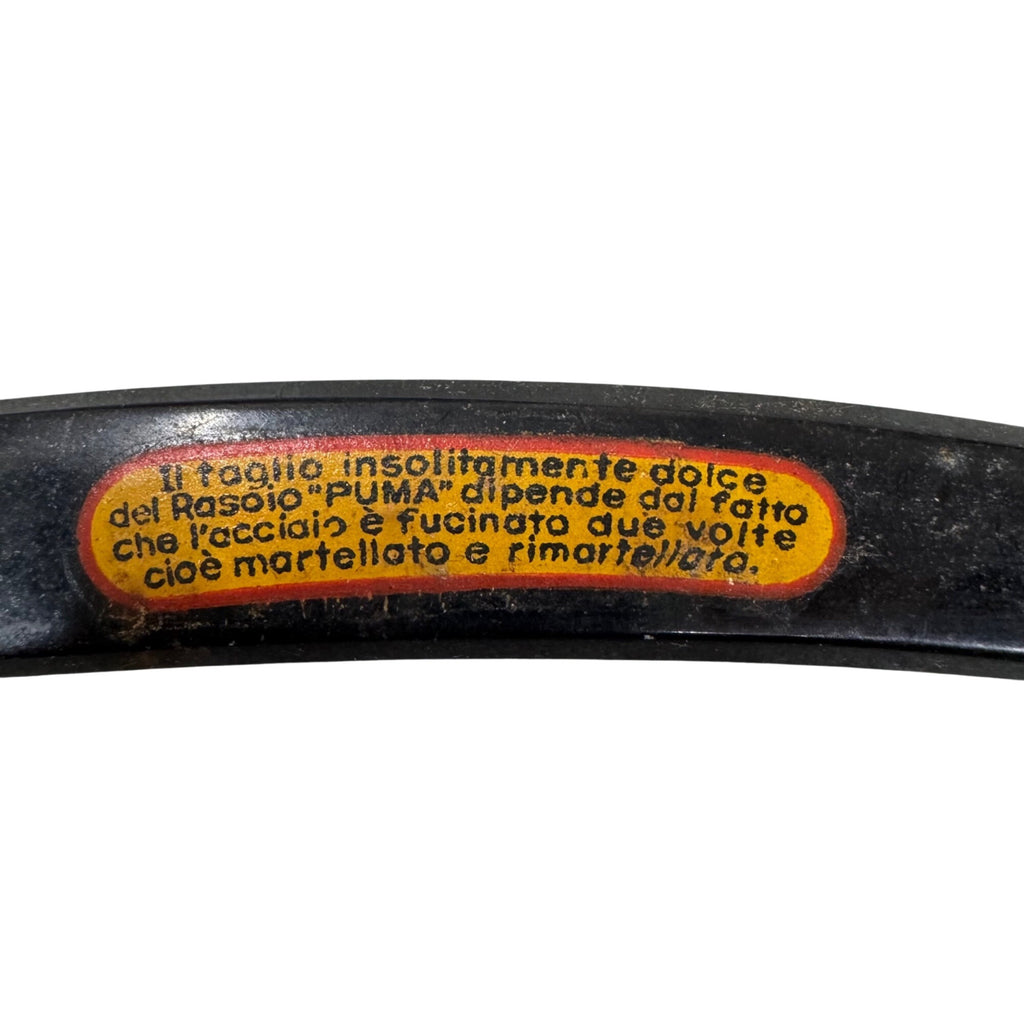 Puma Solingen Straight Razor Vintage Black  5/8" Blade Special Germany 68 READ