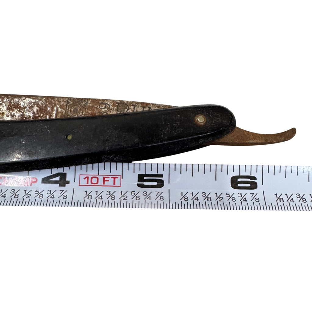 Puma Solingen Straight Razor Vintage Black  5/8" Blade Special Germany 68 READ