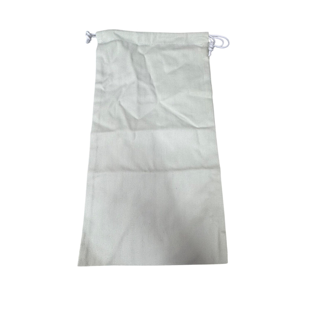 Loewe Cotton Drawstring Dust Bag 14.5x8 White Accessories Storage Handbag Purse