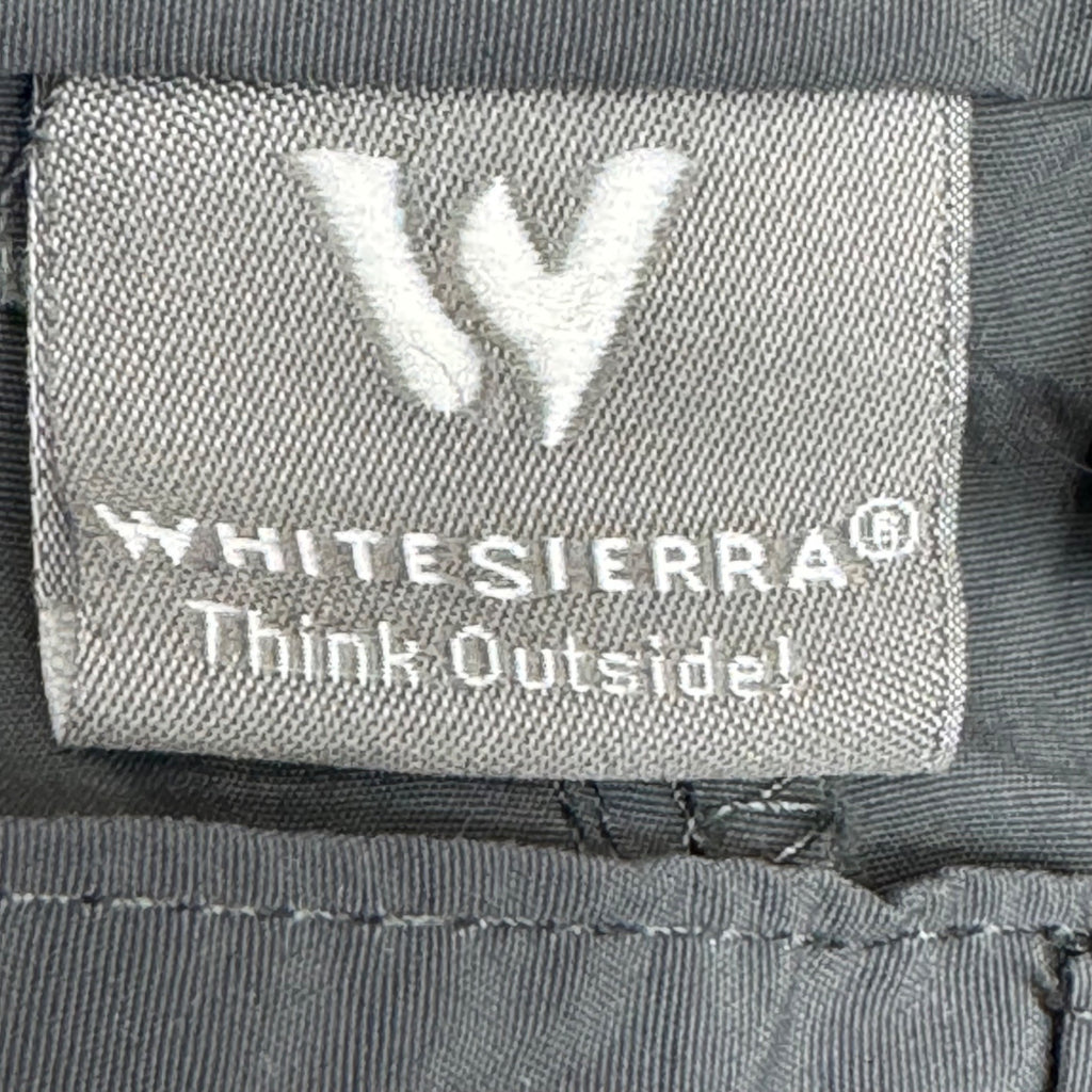 White Sierra Convertible Hiking Fishing Cargo Pants, Mens L x 32, OD Green Nylon