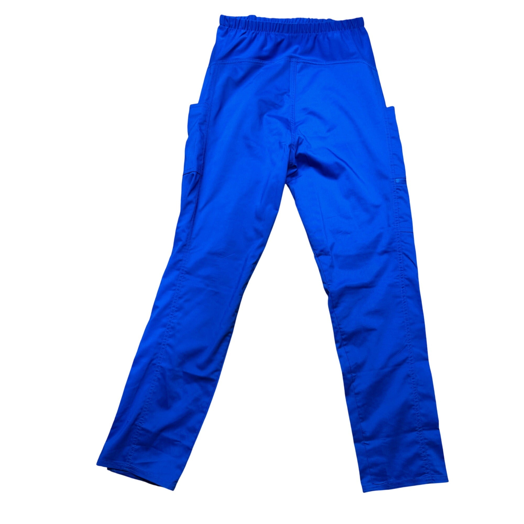 Cherokee Workwear Revolution Maternity Pants XS Navy & Royal Blue Panel  Pockets