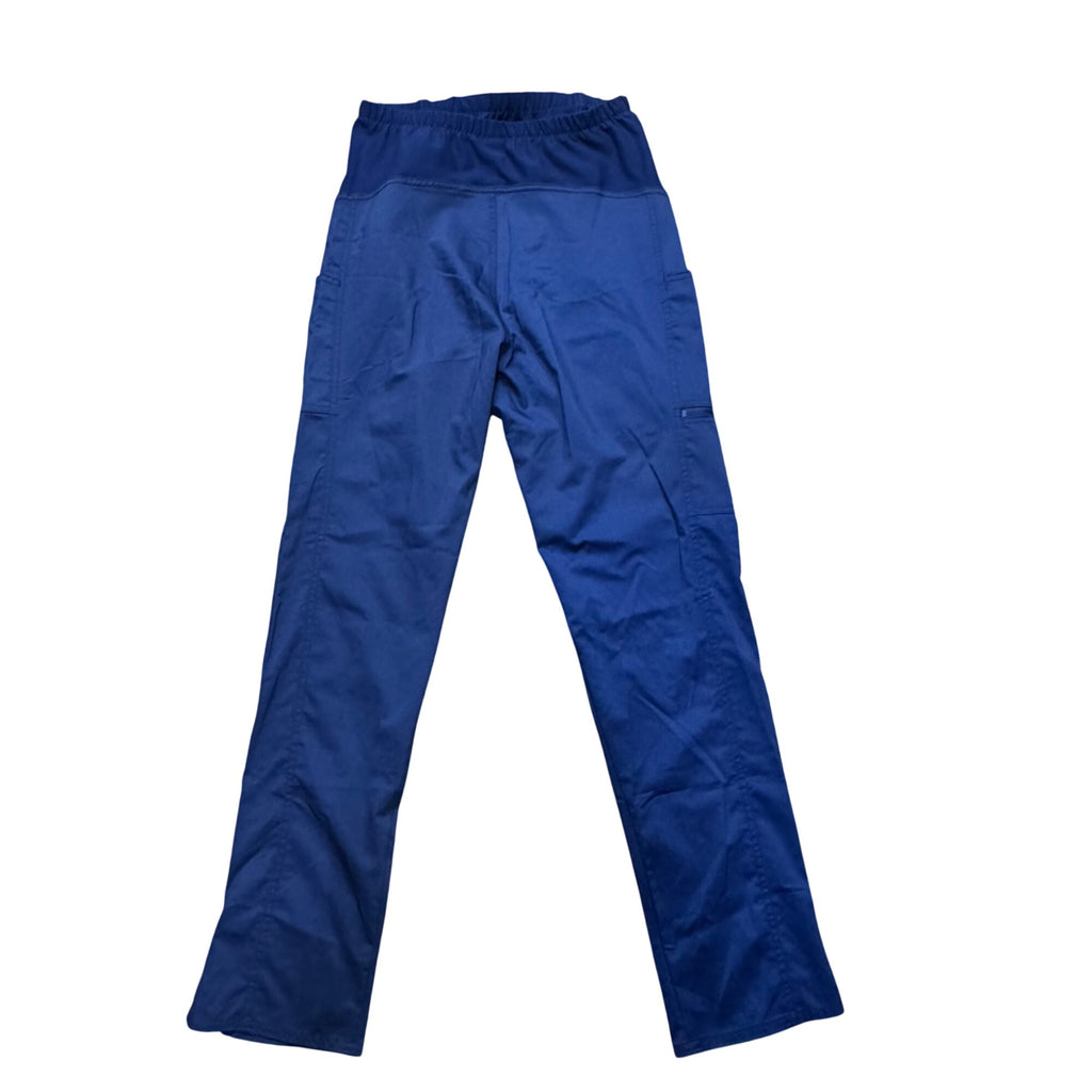 Cherokee Workwear Revolution Maternity Pants XS Navy & Royal Blue Panel  Pockets