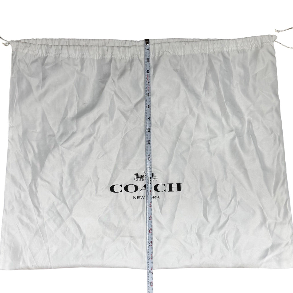 Coach Horse & Carriage Edie Jacquard Dust Bag Black Gray Shoulder Bag Purse NEW