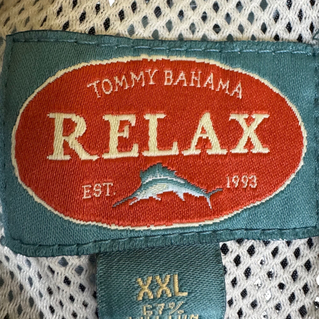 Tommy Bahama Relax Mens XXL Blue Floral Swim Trunks Cargo Pockets Mesh Lining