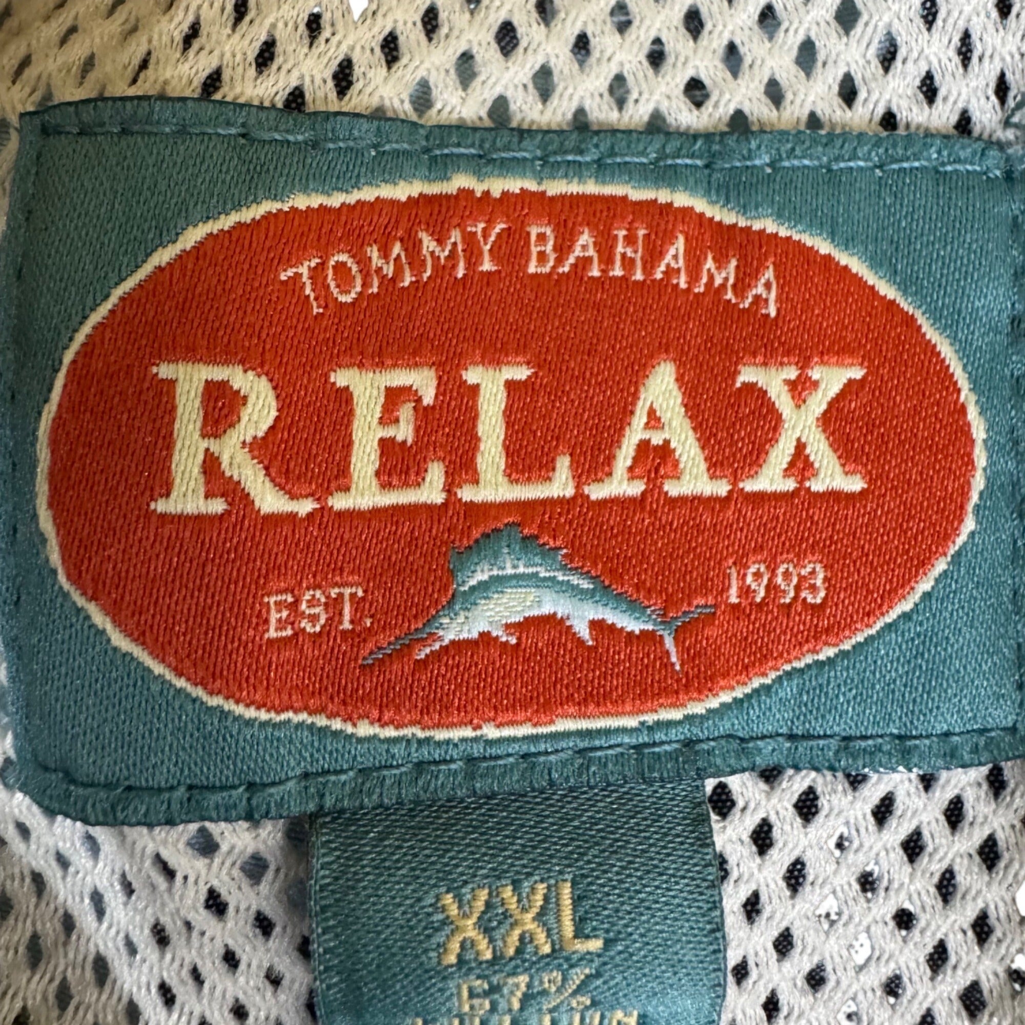 Tommy Bahama Relax Mens XXL Blue Floral Swim Trunks Cargo Pockets Mesh Lining