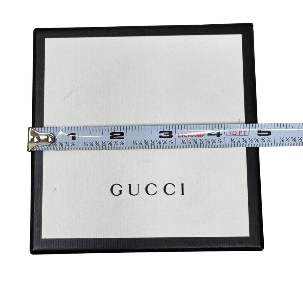 Gucci Black & White Gift Box Set Logo Dust Bag Storage Authentic 5x5x2 Jewelry