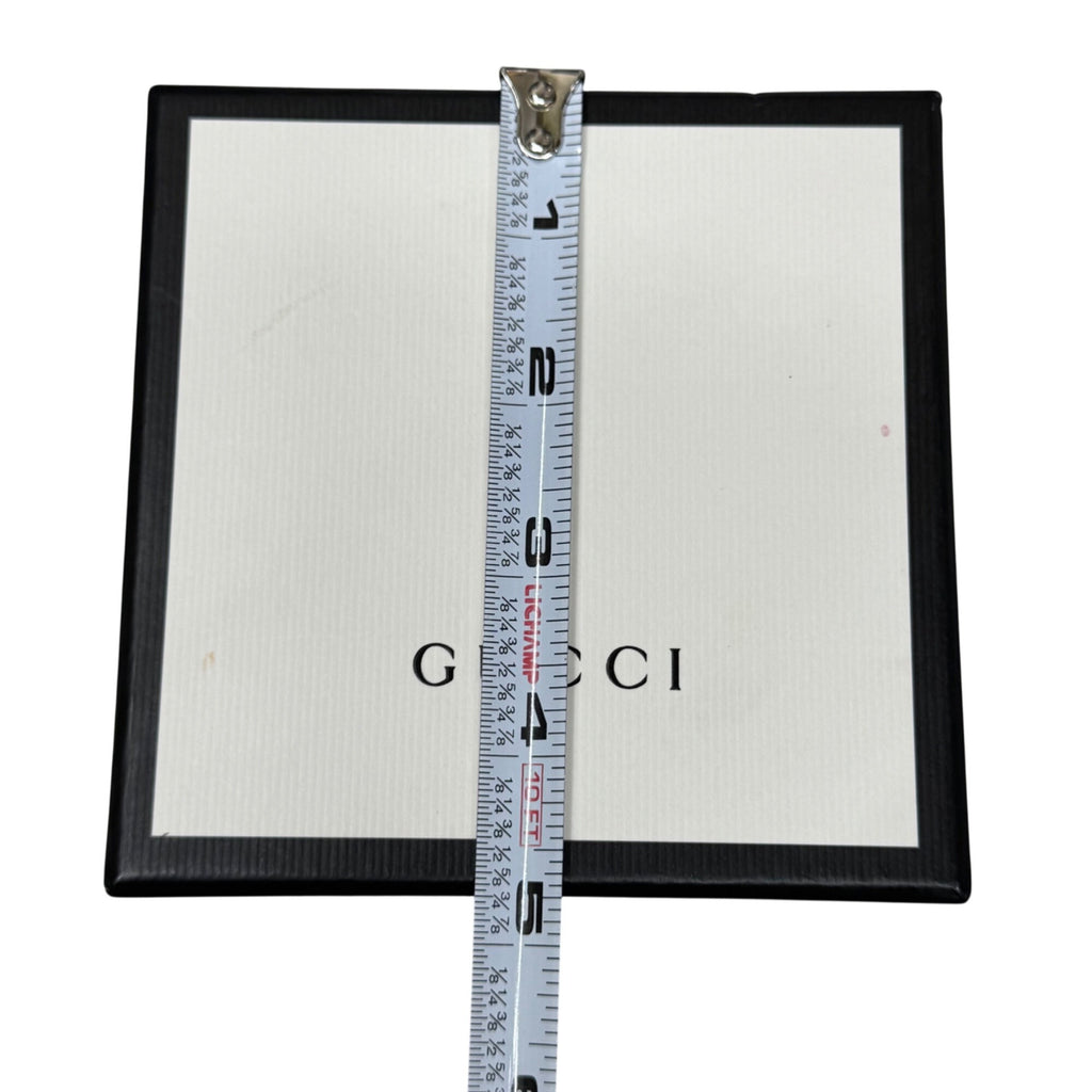 Gucci Black & White Gift Box Set Logo Dust Bag Storage Authentic 5x5x2 Jewelry