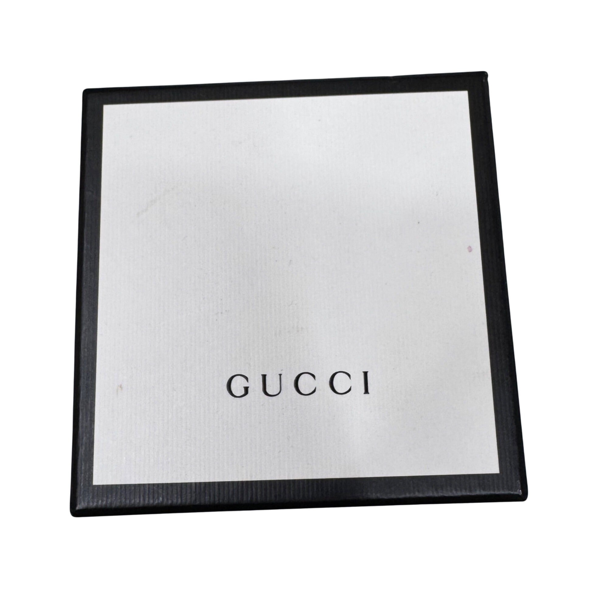 Gucci Black & White Gift Box Set Logo Dust Bag Storage Authentic 5x5x2 Jewelry