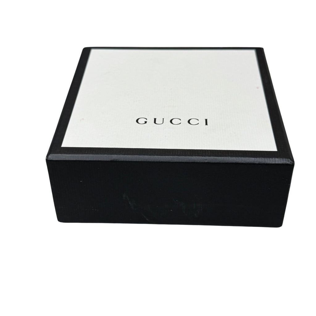 Gucci Black & White Gift Box Set Logo Dust Bag Storage Authentic 5x5x2 Jewelry