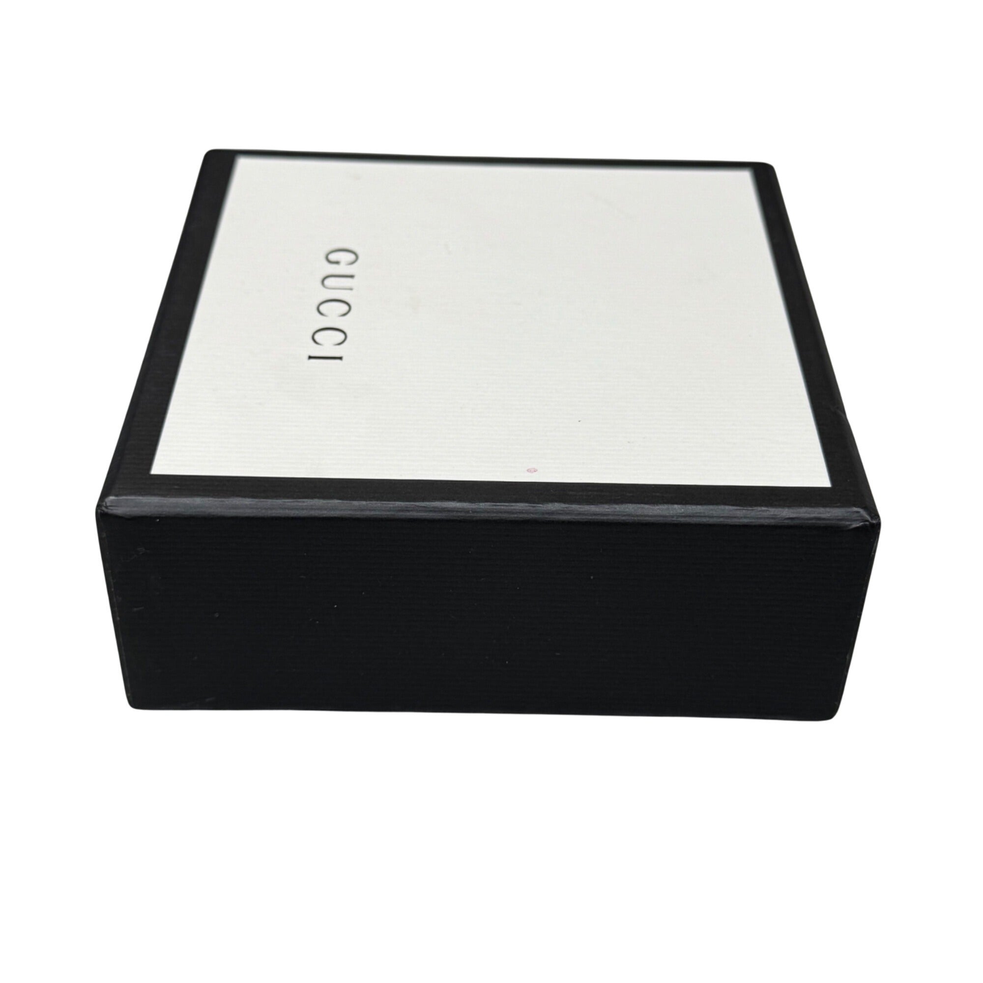 Gucci Black & White Gift Box Set Logo Dust Bag Storage Authentic 5x5x2 Jewelry
