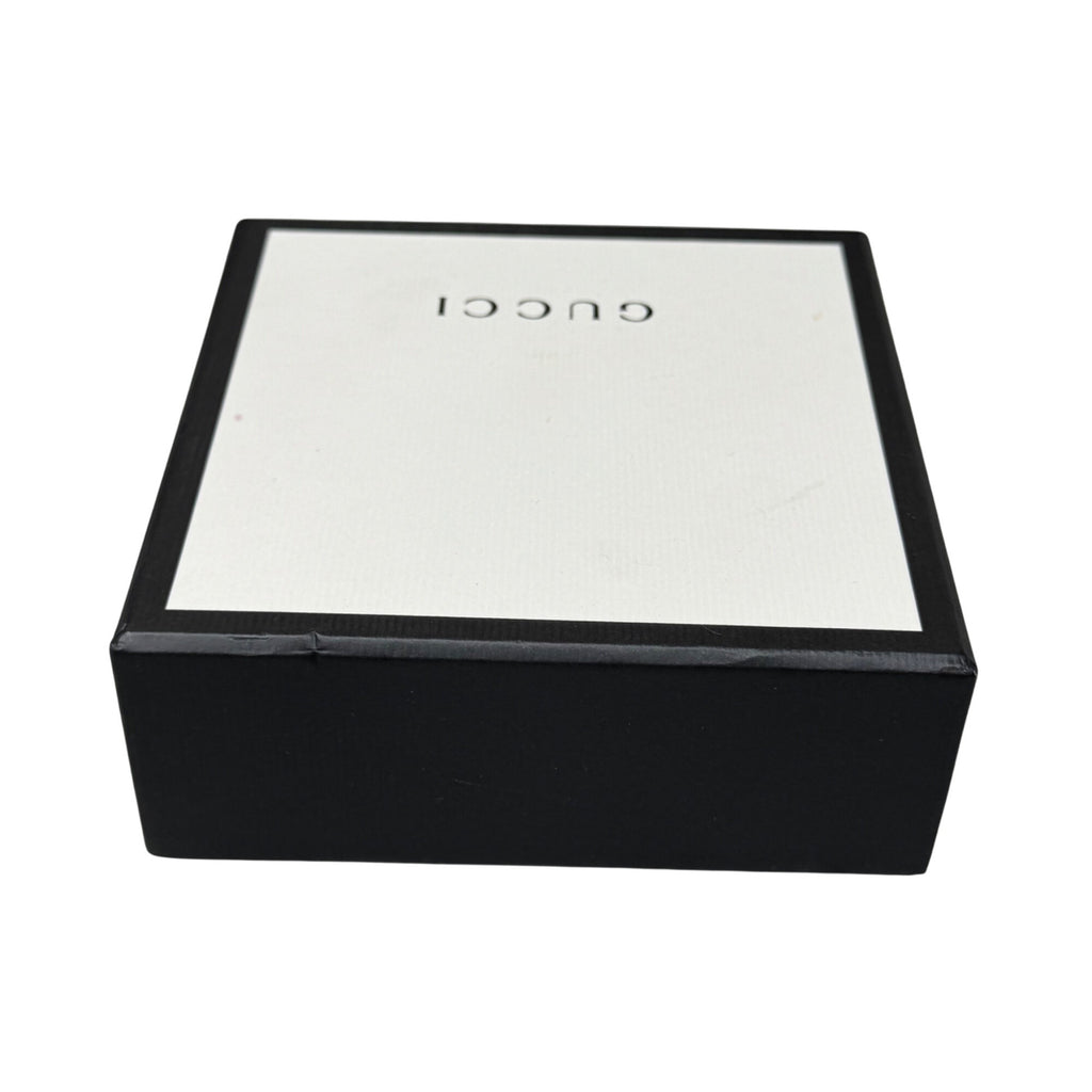 Gucci Black & White Gift Box Set Logo Dust Bag Storage Authentic 5x5x2 Jewelry