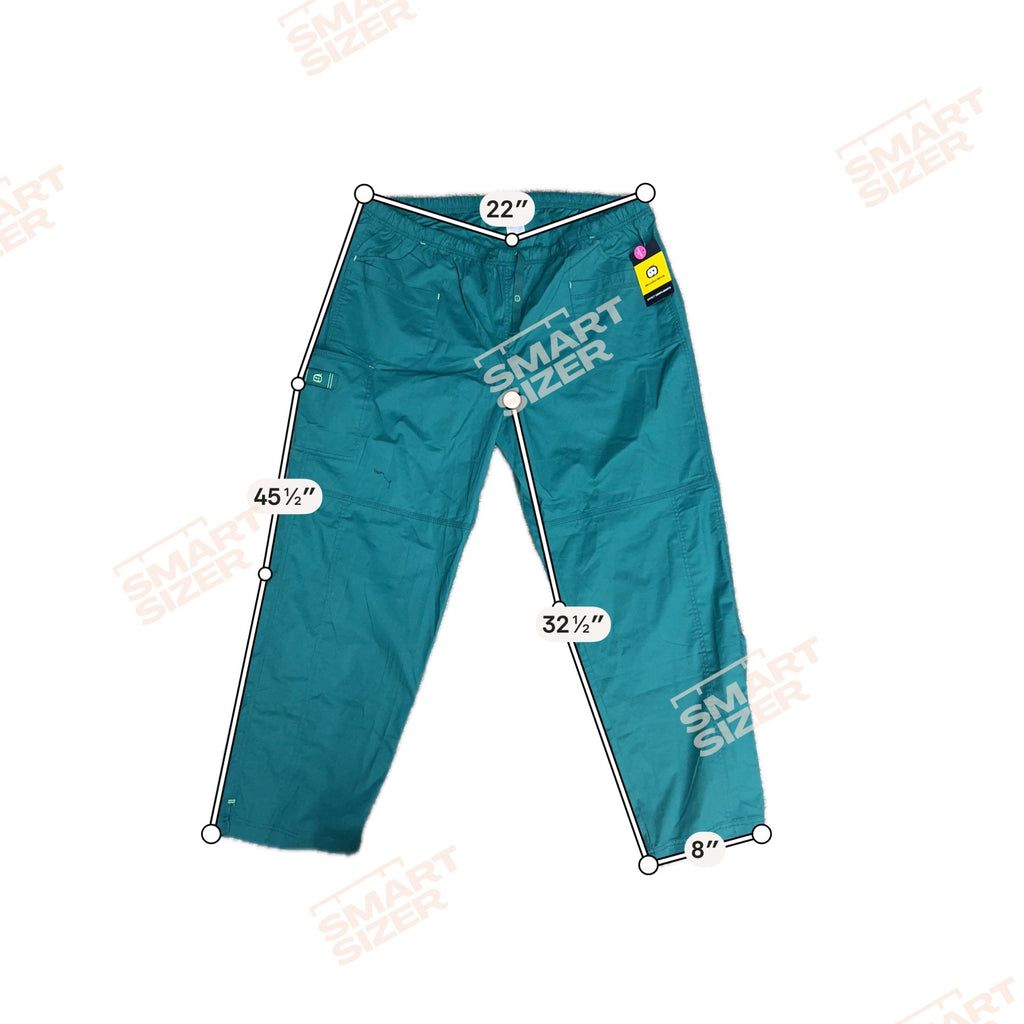 Cherokee & WonderWink Teal Scrub Pants 3XL Uniform Workwear NEW Lot of 2 Pair