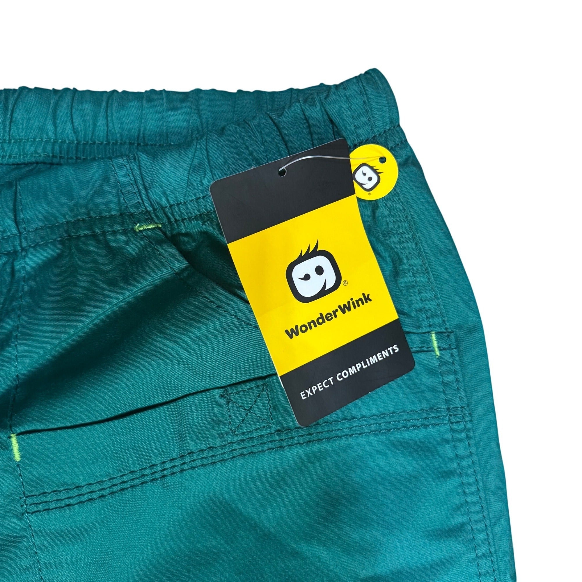 Cherokee & WonderWink Teal Scrub Pants 3XL Uniform Workwear NEW Lot of 2 Pair