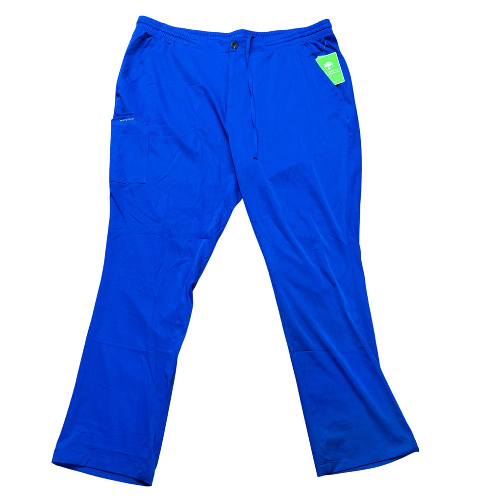 HH Works Healing Hands Scrub Pants 2XL Style 9590 Royal Blue Green Lot of 3 NEW