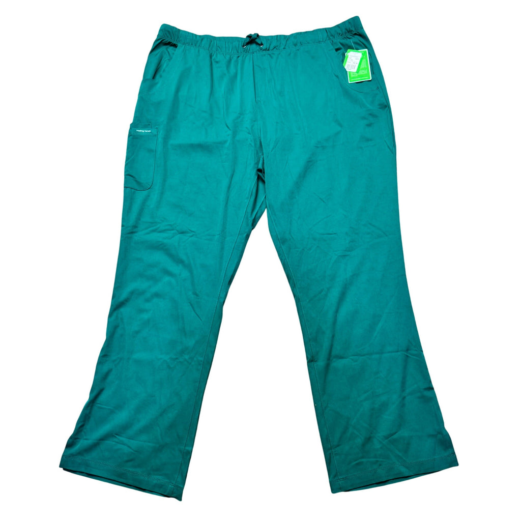 HH Works Healing Hands Scrub Pants 2XL Style 9590 Royal Blue Green Lot of 3 NEW
