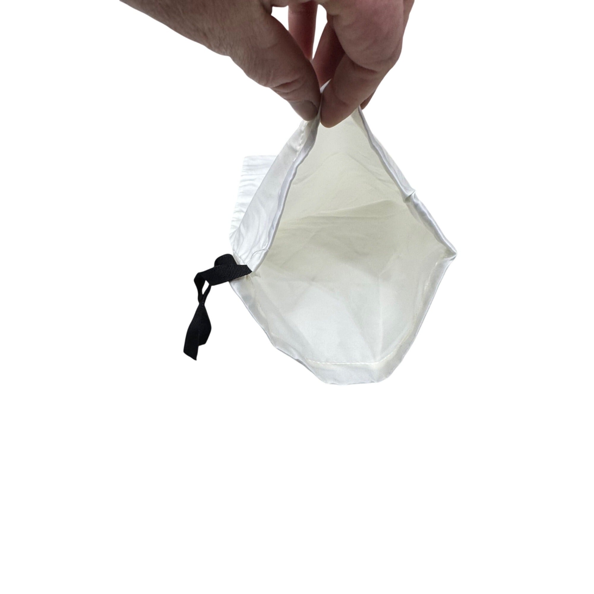 Gucci White Drawstring Dust Bag With Logo 19x8.5  Protective Storage Shoes Boots