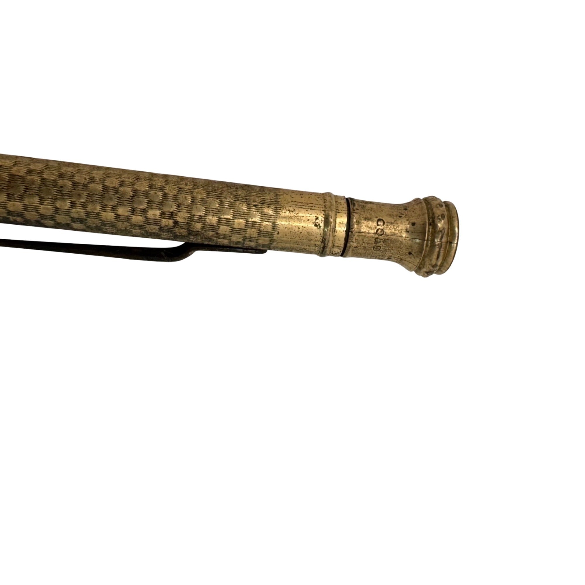 Antique Gold-Filled Mechanical Pencil Textured Barrel Pocket Clip Estate Vintage