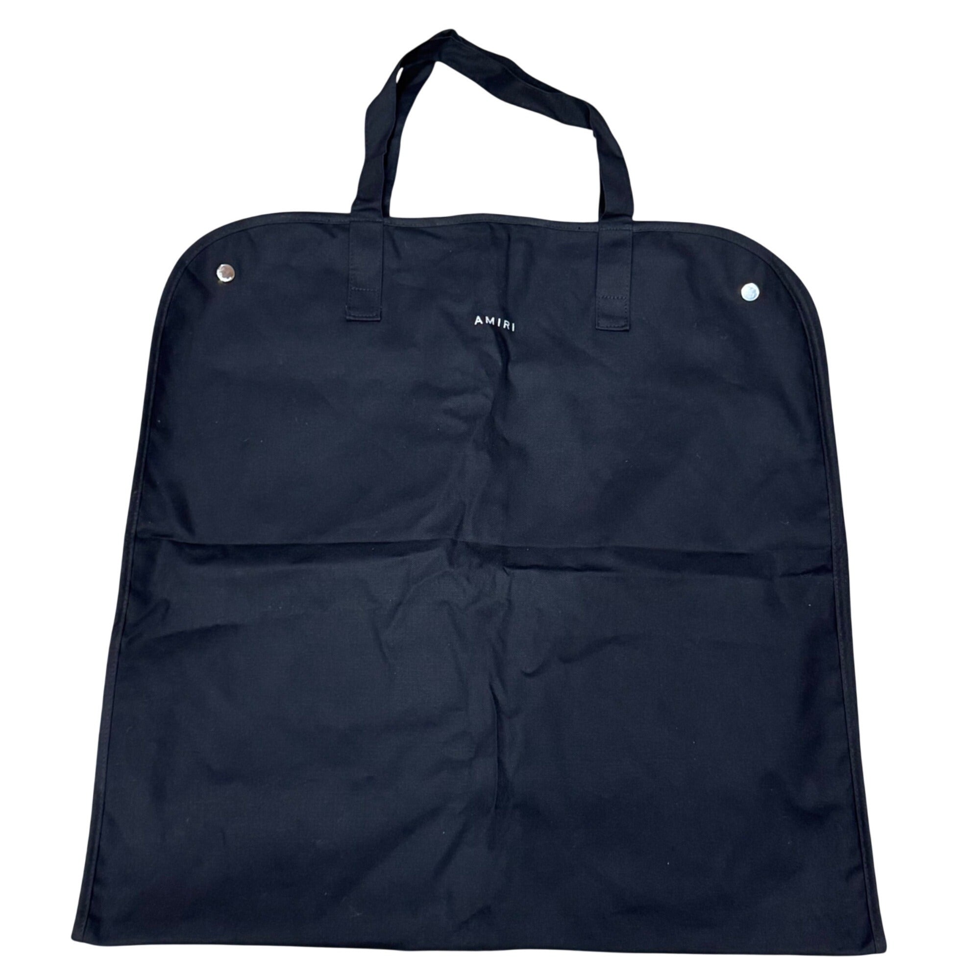 Amiri Black Travel Garment Bag Designer Suit Storage Logo Handles & Snap 28x52