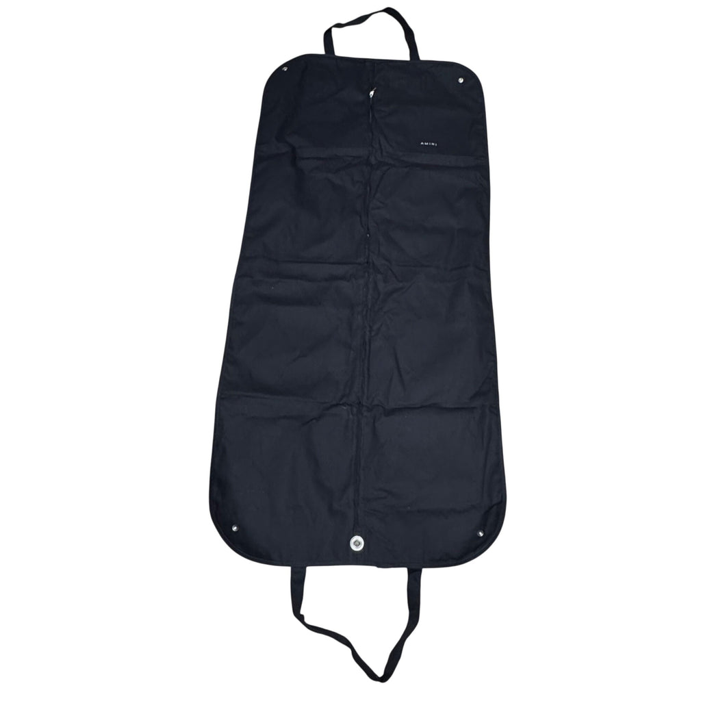 Amiri Black Travel Garment Bag Designer Suit Storage Logo Handles & Snap 28x52
