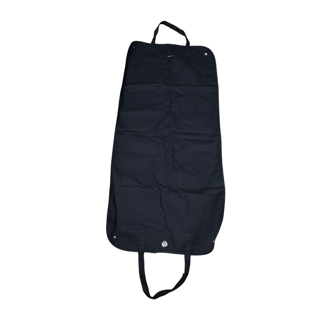 Amiri Black Travel Garment Bag Designer Suit Storage Logo Handles & Snap 28x52
