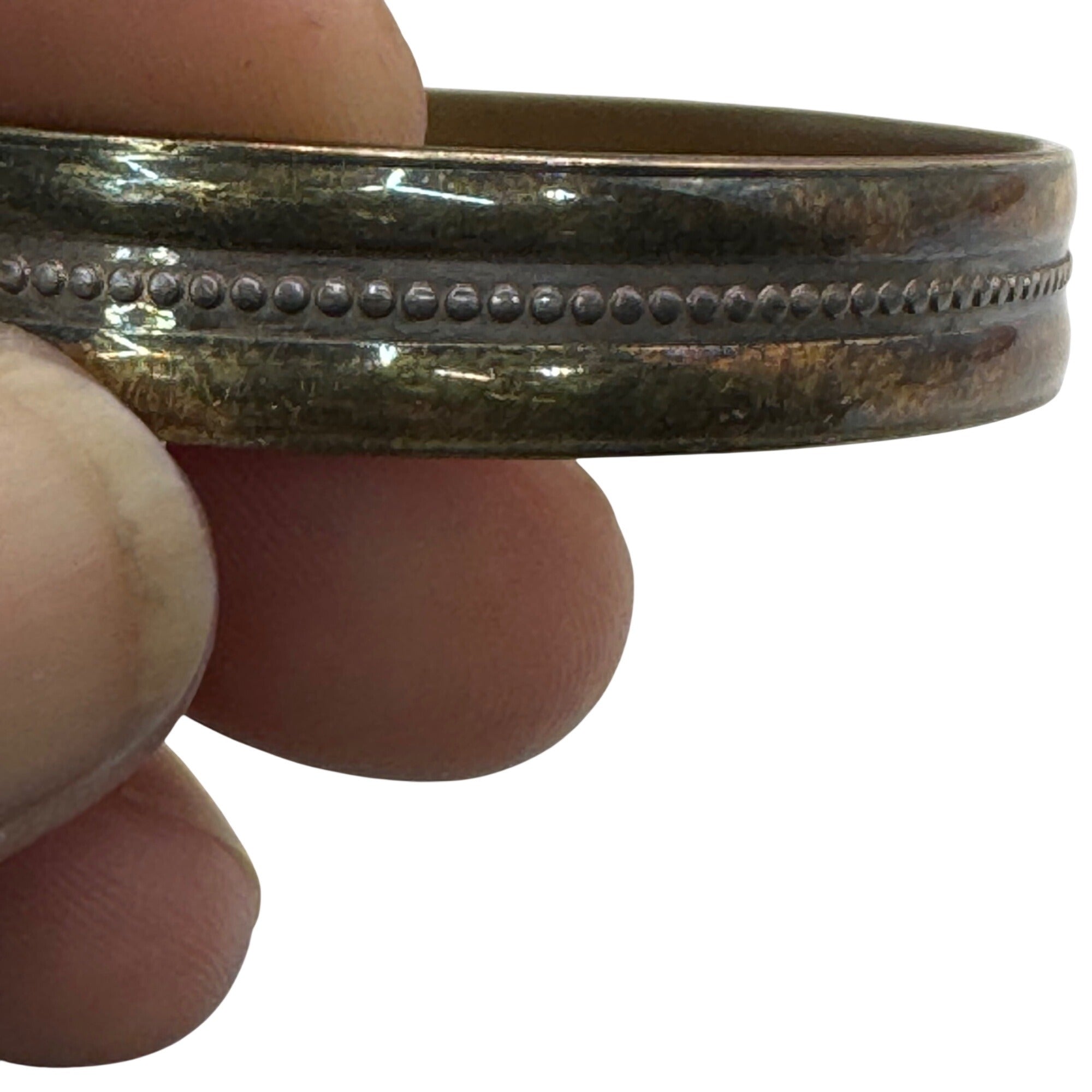Sabona Copper Magnetic Therapy Bracelet Vintage USA 5.25” 24k Gold Plated READ