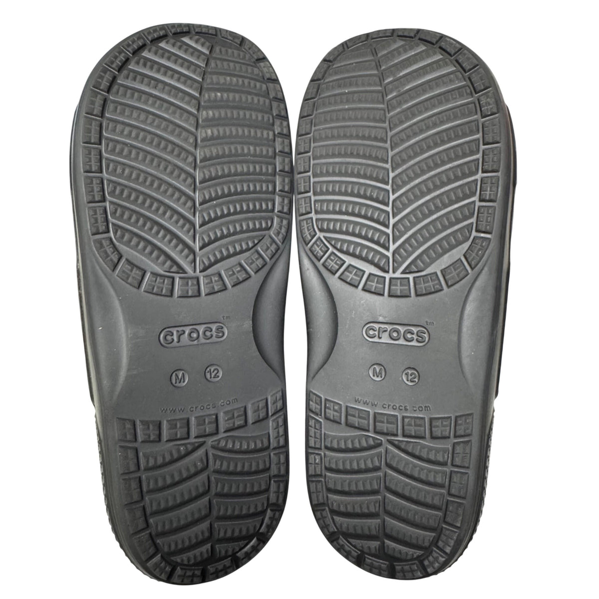 Colorful Crocs Mens Tiger Rainbow Pride Slide Sandals M 12 Black Stripes Summer