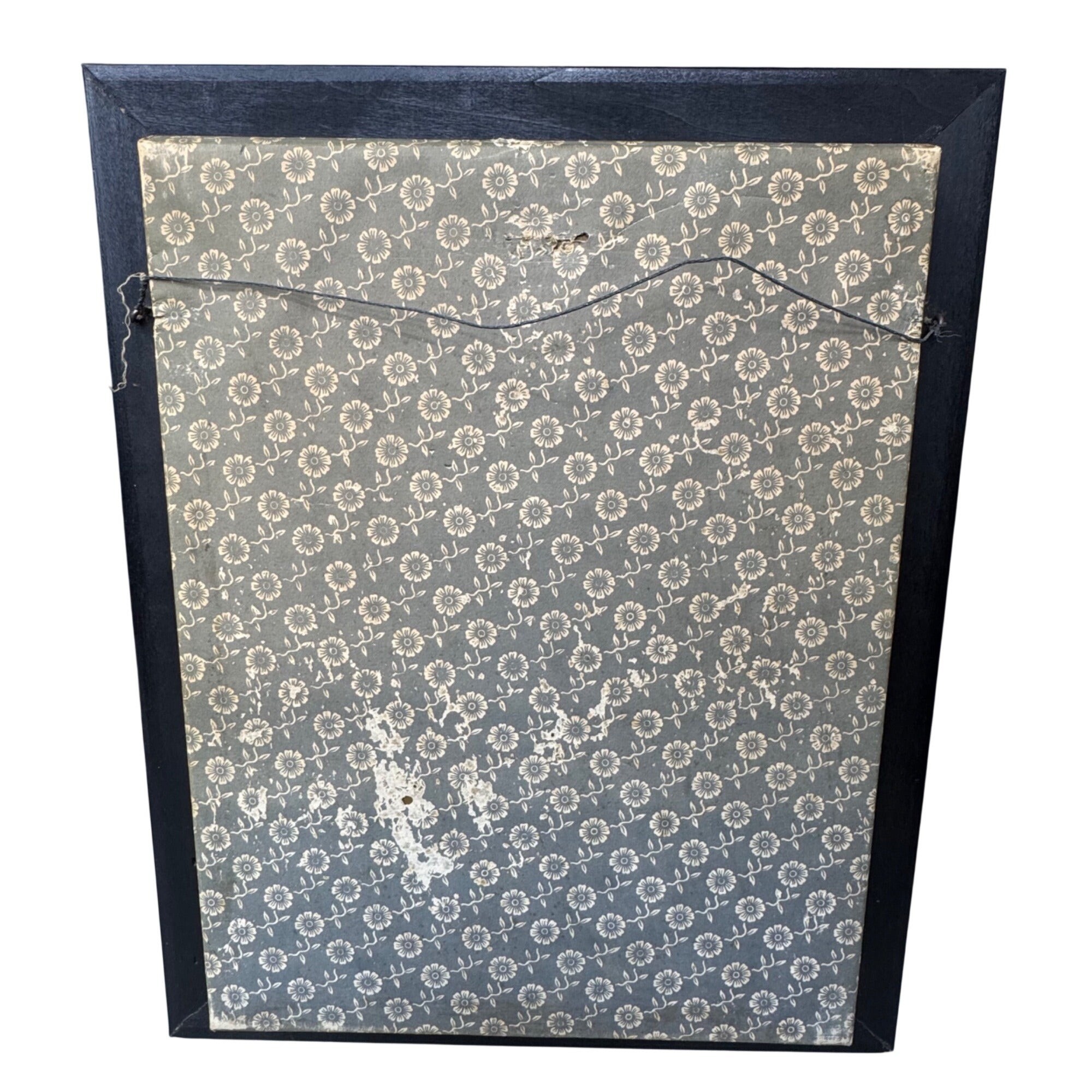Antique La Mode Illustree Print 3D Shadow Box Embellished Fabric 12x15 Fashion