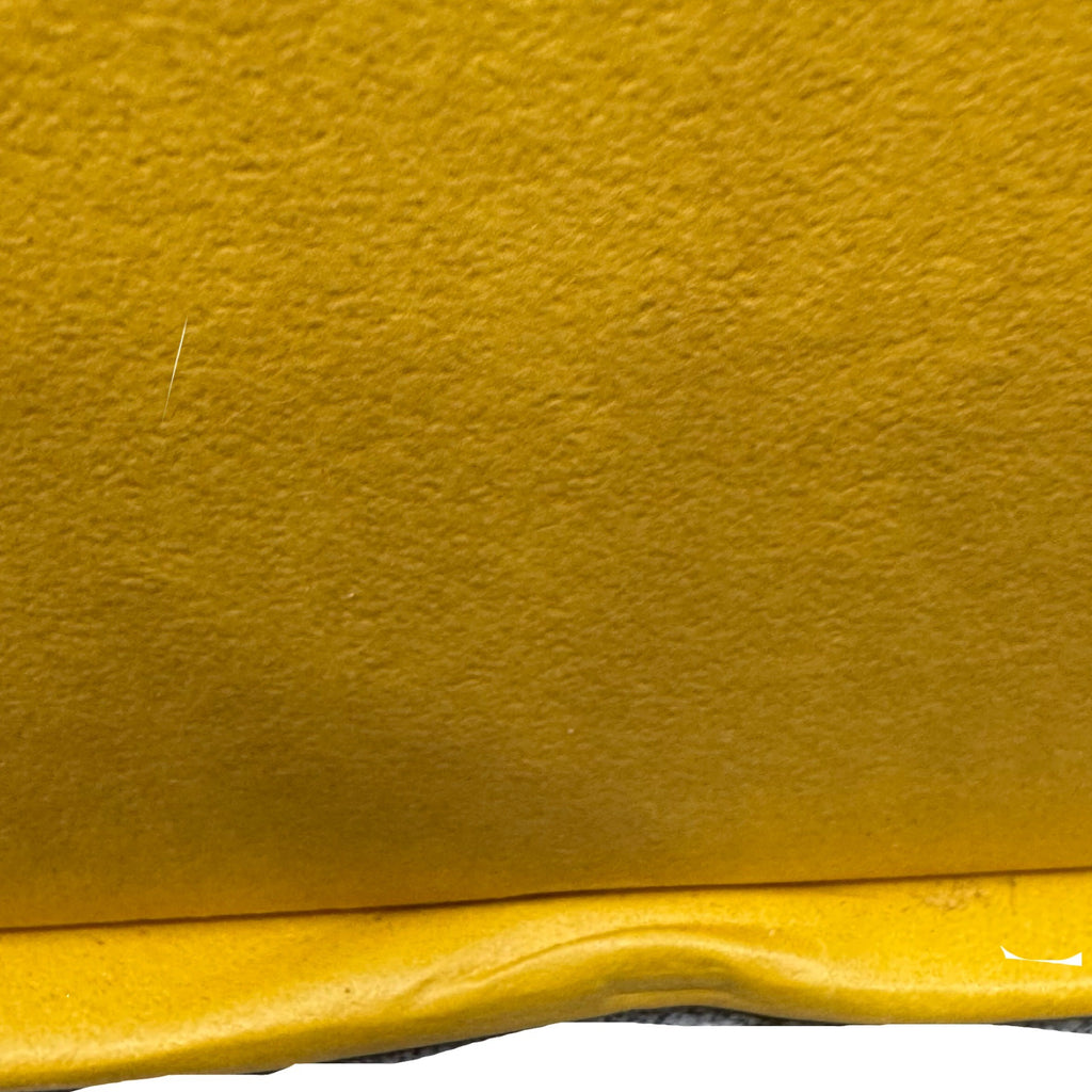 Fendi Authentic Magnetic XL Yellow Gift Box Black Trim Logo Branding 20x16 READ