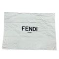 Fendi Extra Large White Cotton Dust Bag 24" x 17.5" Storage Handbag Purse Logo