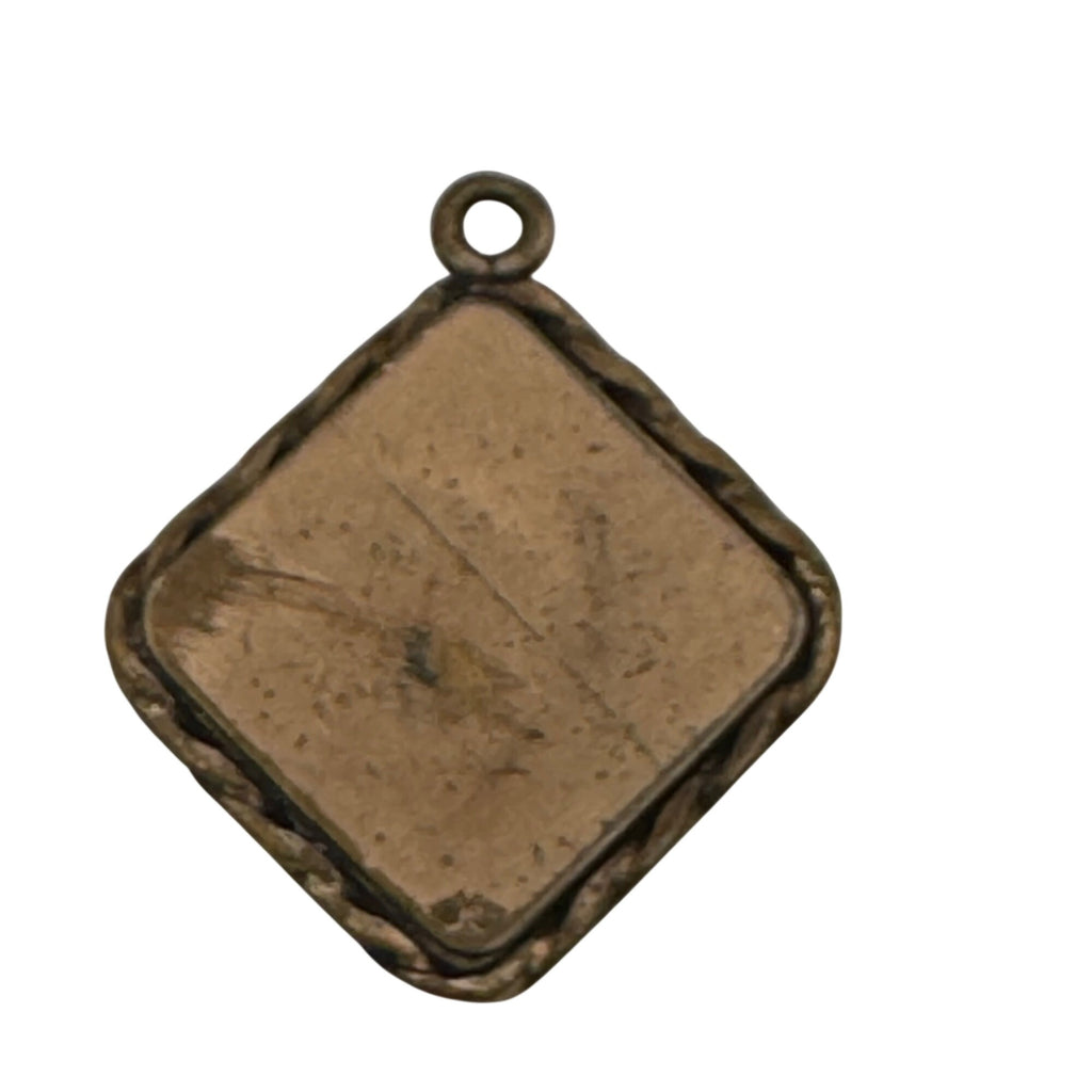 Vintage Masonic Quarryville PA Groundhog Charm Pendant Watch Fob Enamel 1" RARE