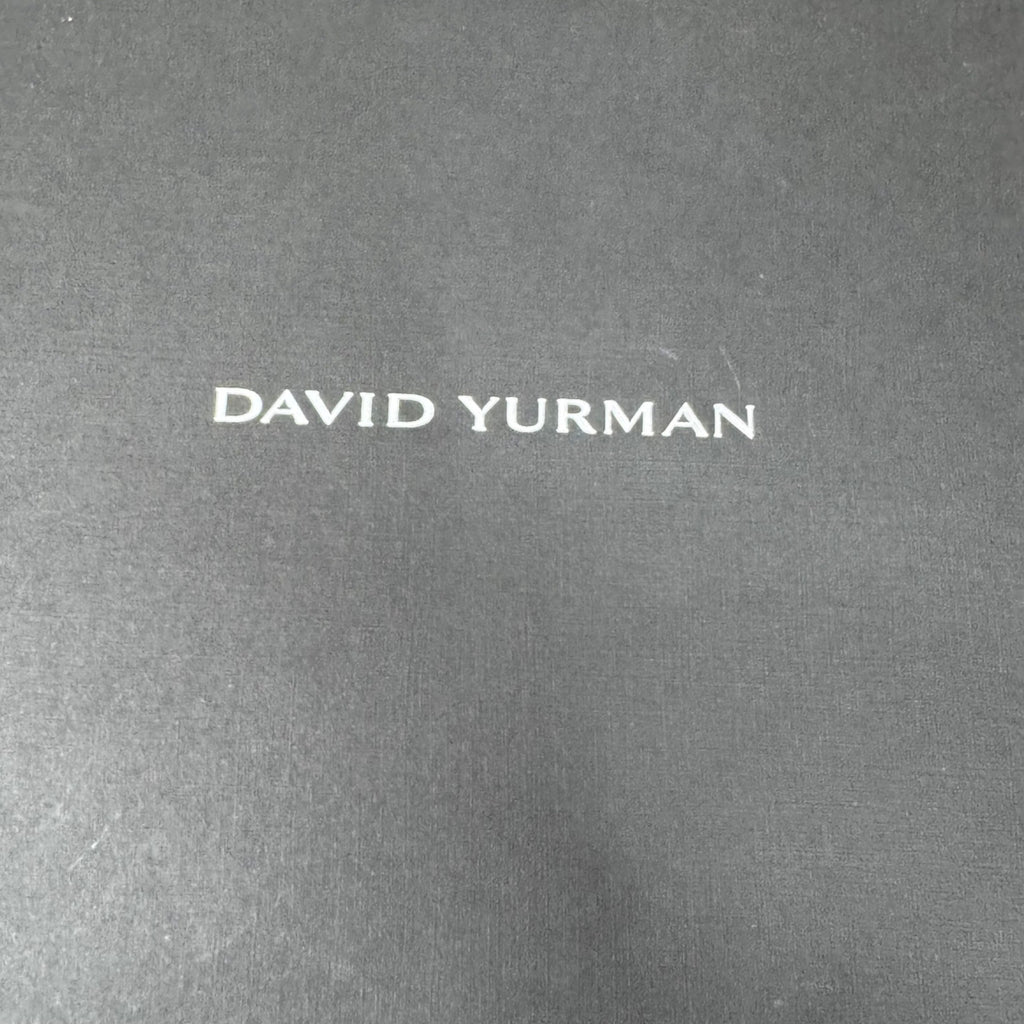 David Yurman Large Black Gift Storage Box 14x10x4 w/ Lid Jewelry Or Accessories