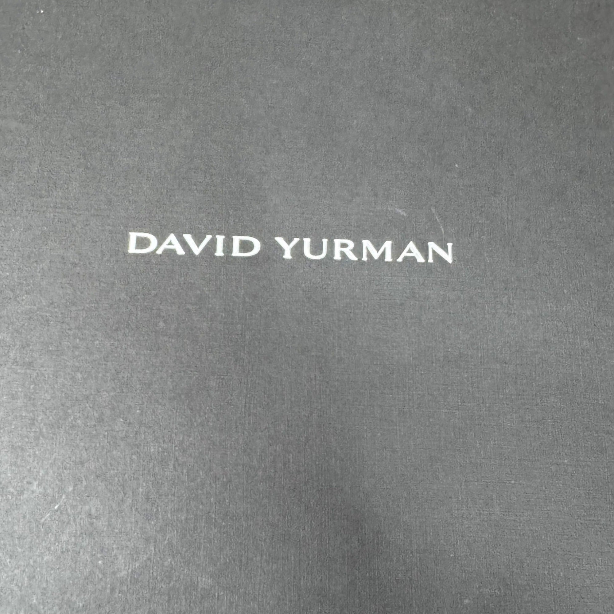 David Yurman Large Black Gift Storage Box 14x10x4 w/ Lid Jewelry Or Accessories