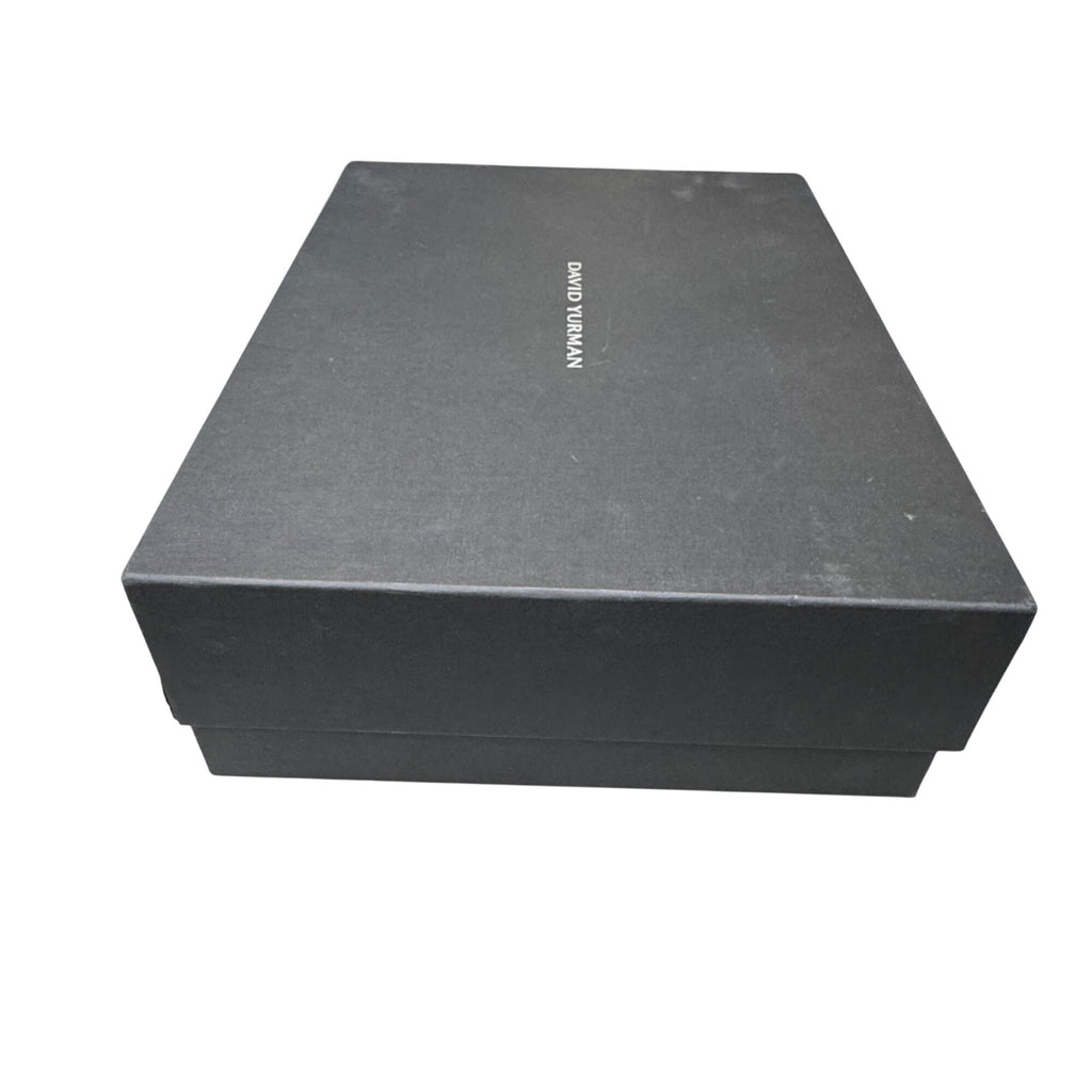 David Yurman Large Black Gift Storage Box 14x10x4 w/ Lid Jewelry Or Accessories