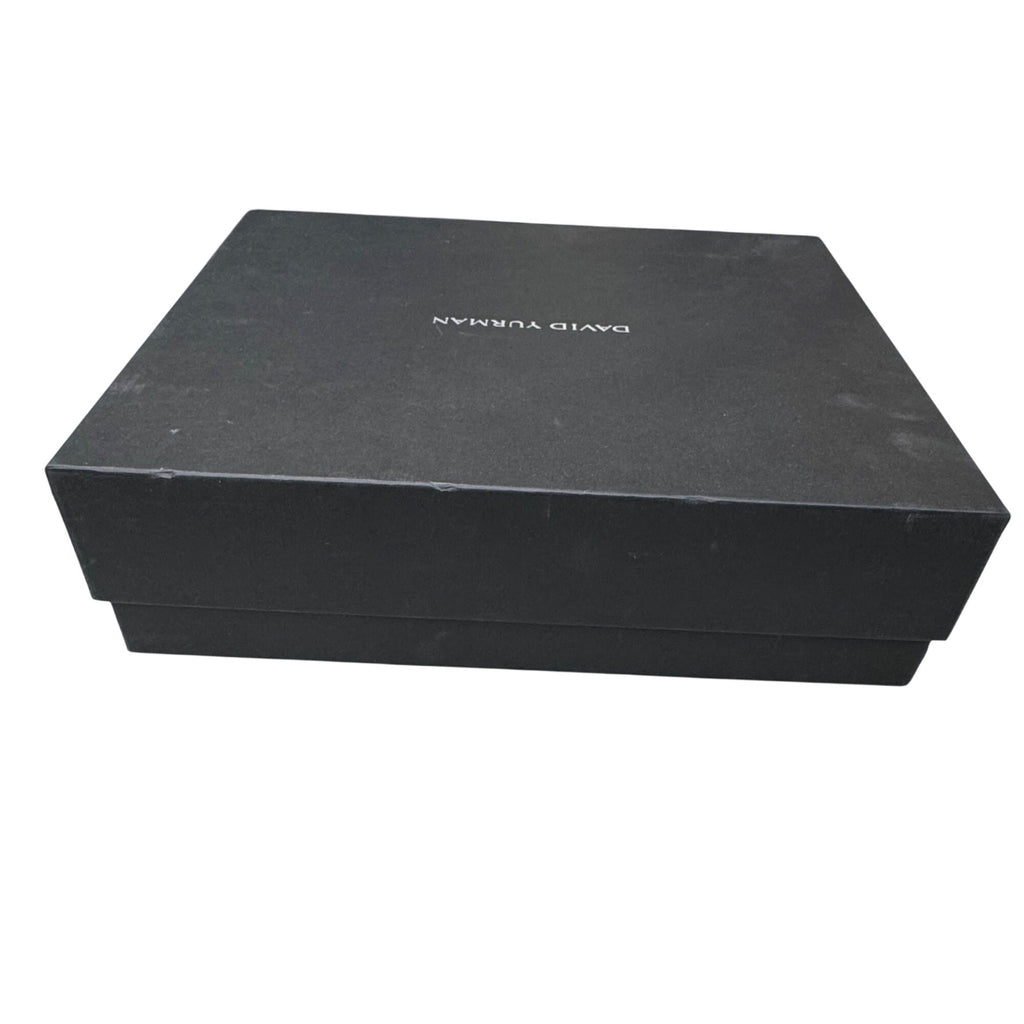 David Yurman Large Black Gift Storage Box 14x10x4 w/ Lid Jewelry Or Accessories