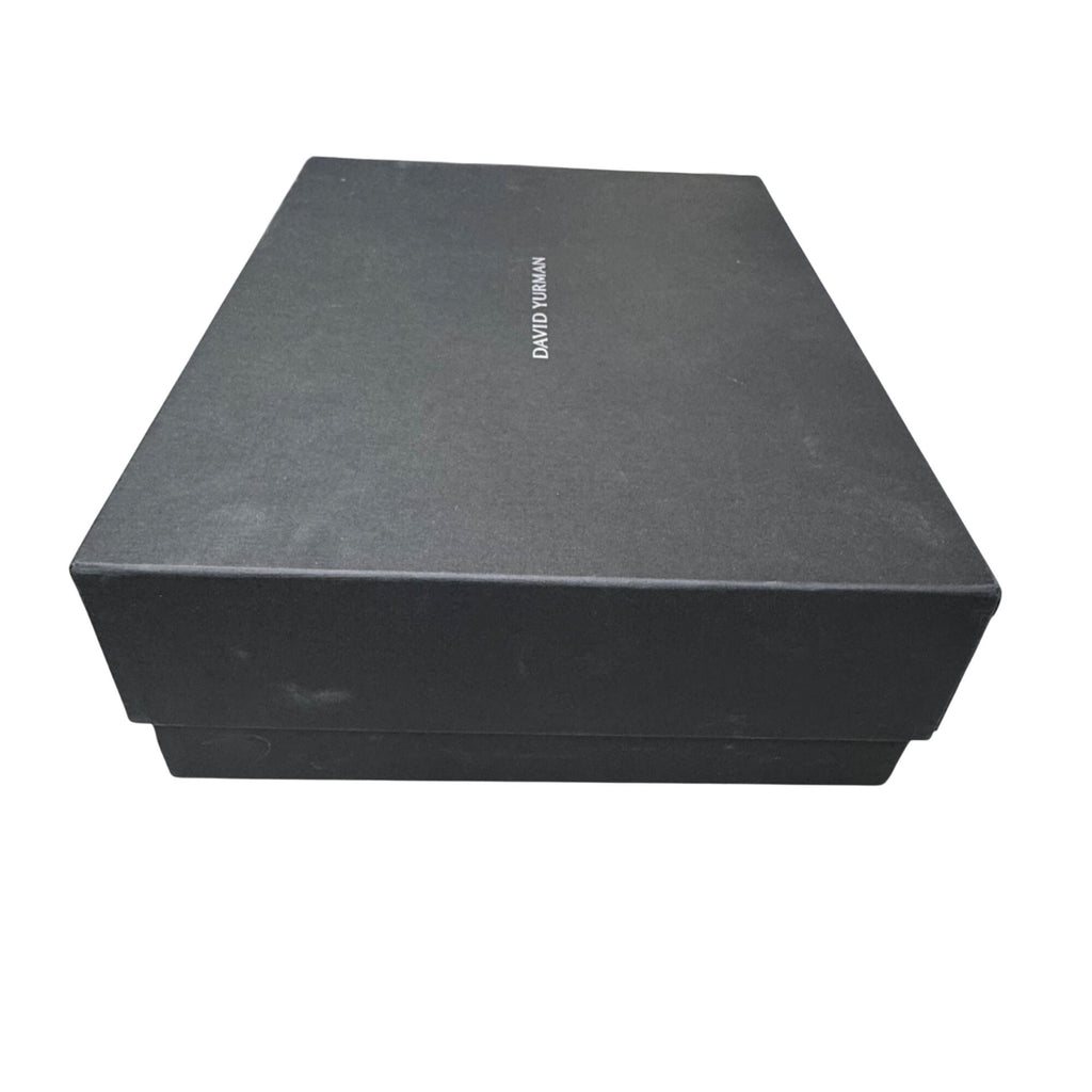 David Yurman Large Black Gift Storage Box 14x10x4 w/ Lid Jewelry Or Accessories