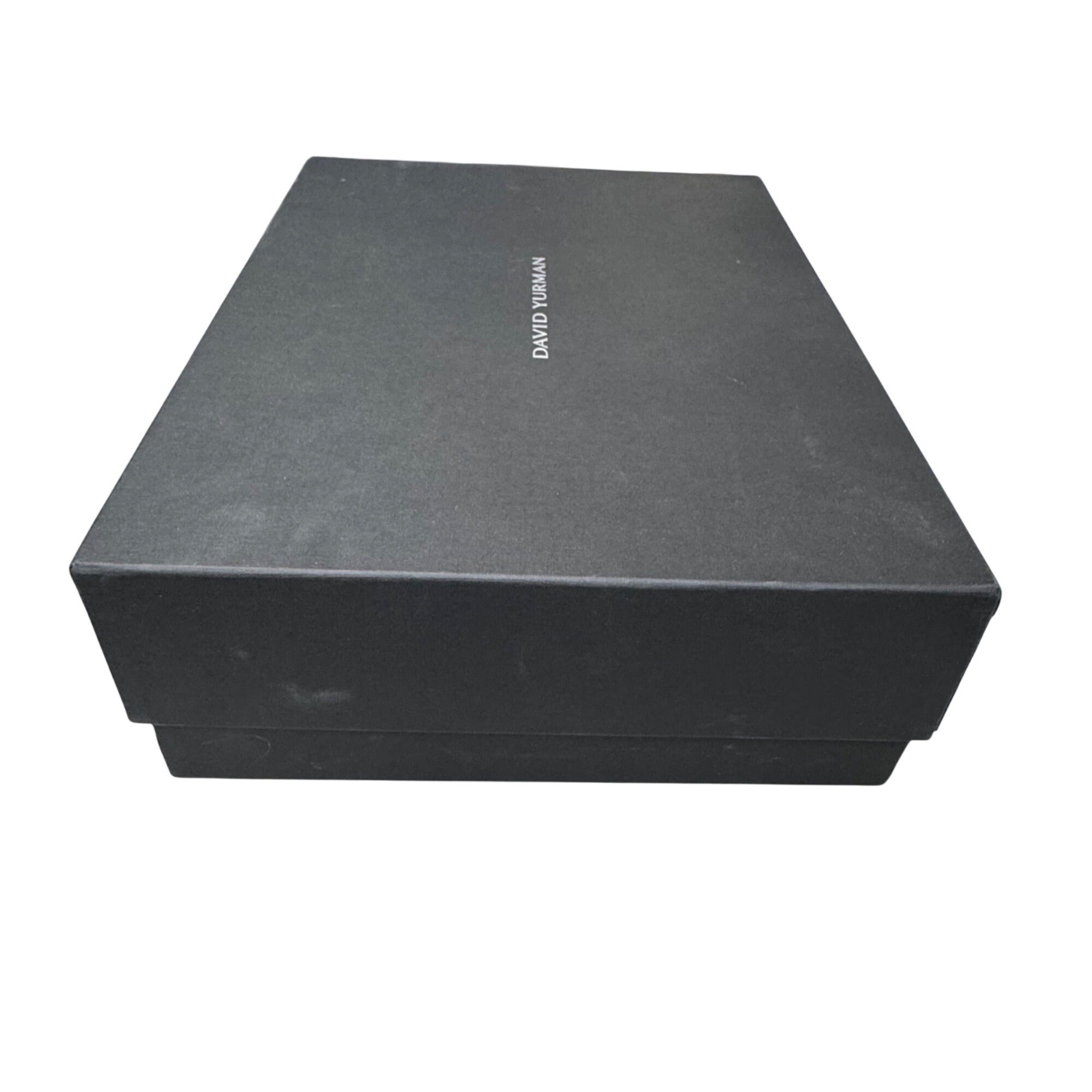 David Yurman Large Black Gift Storage Box 14x10x4 w/ Lid Jewelry Or Accessories