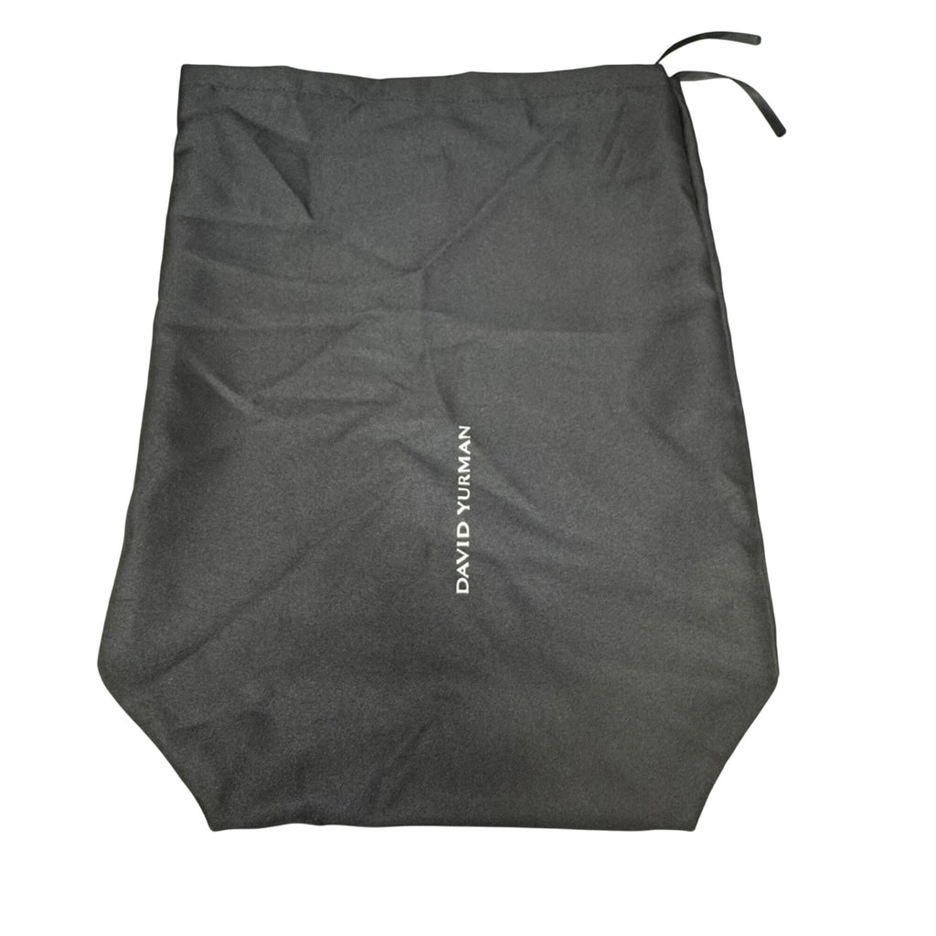 David Yurman Large Statement Black Drawstring Jewelry Storage Dust Bag 13"x18”