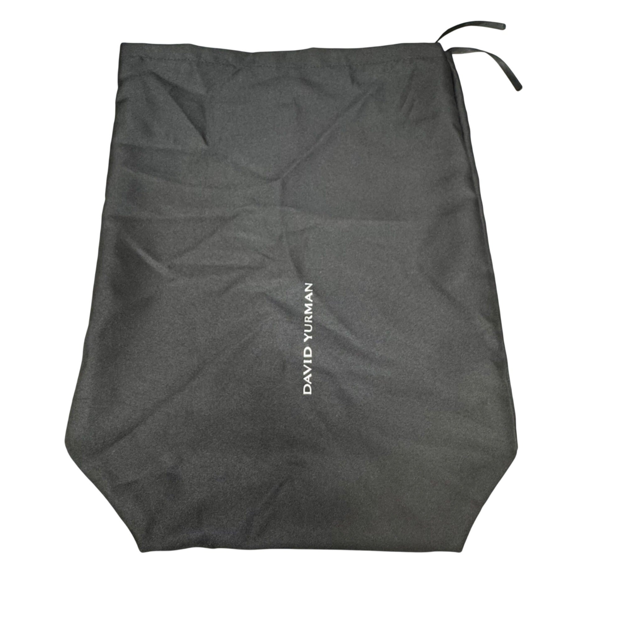 David Yurman Large Statement Black Drawstring Jewelry Storage Dust Bag 13"x18”